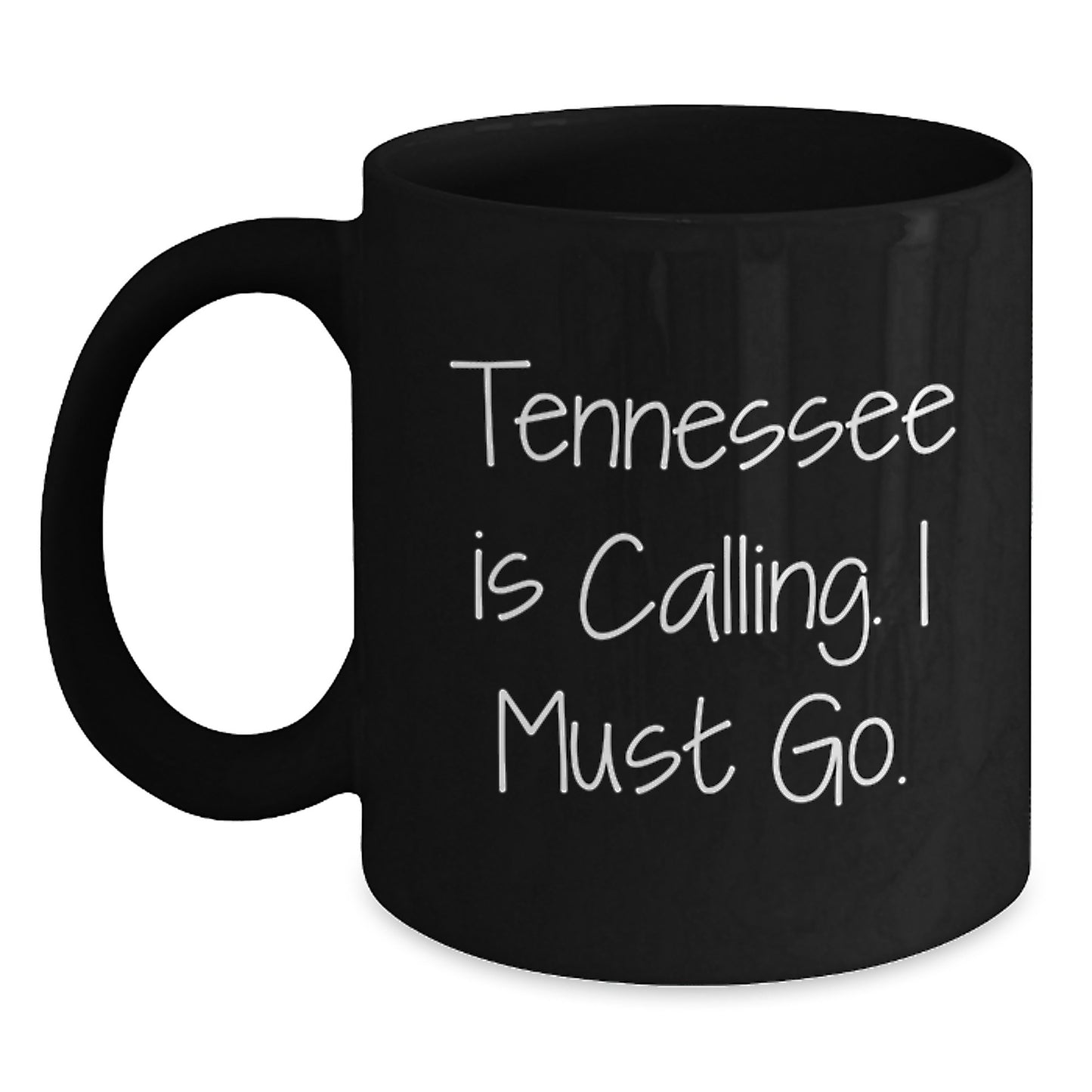 Tennessee Inspired Black Coffee Mugs Funny Quote Gifts for Friends and Family From Tennessee, Birthday Unique Gifts - Main