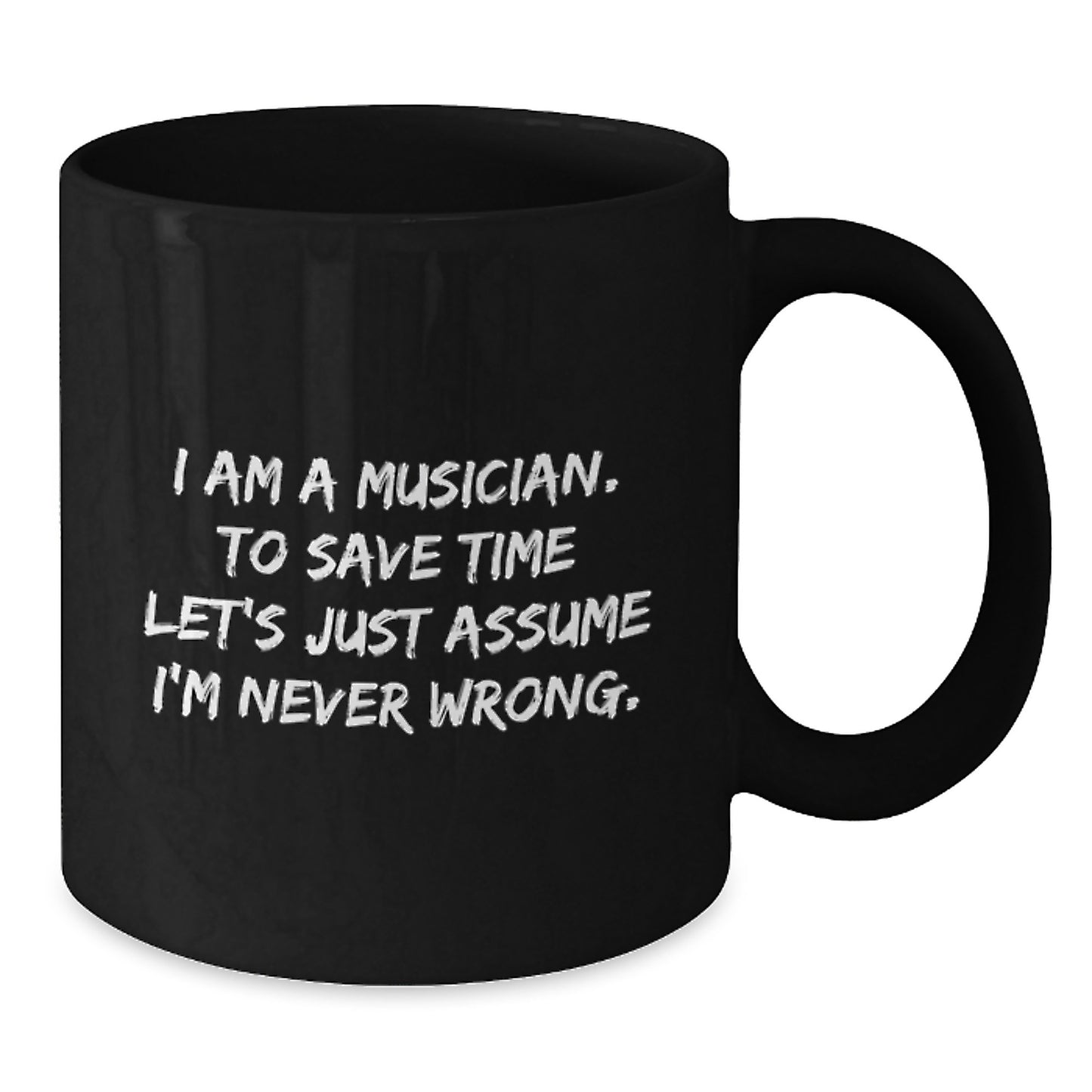 Musician Gifts from Friends, Funny Inspirational Quote, Black Coffee Mug for Graduation, Gifts for Musicians - Additional