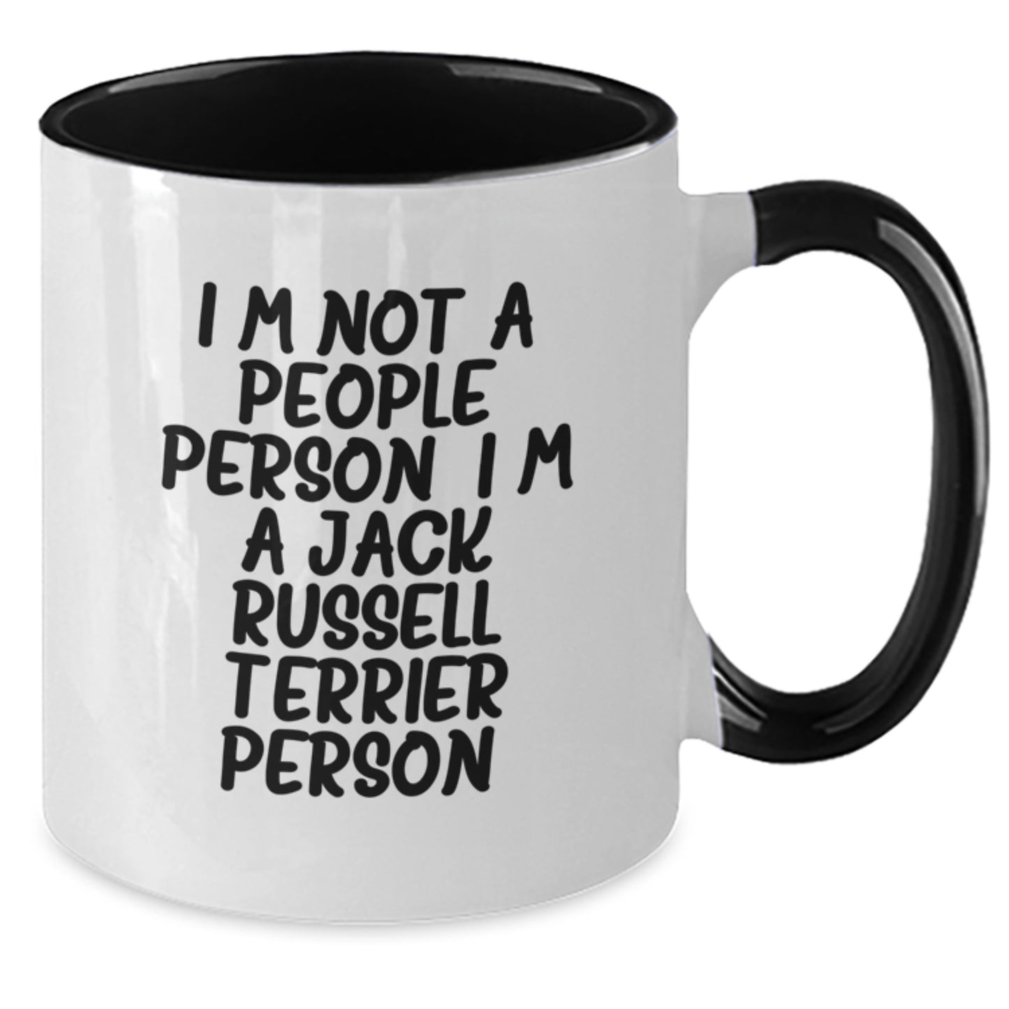 Jack Russell Terrier Dog Lover's Funny Coffee Mug, Gifts from Friends for Birthday, I'm Not A People Person. I'm A Jack Russell Terrier Person. - Additional