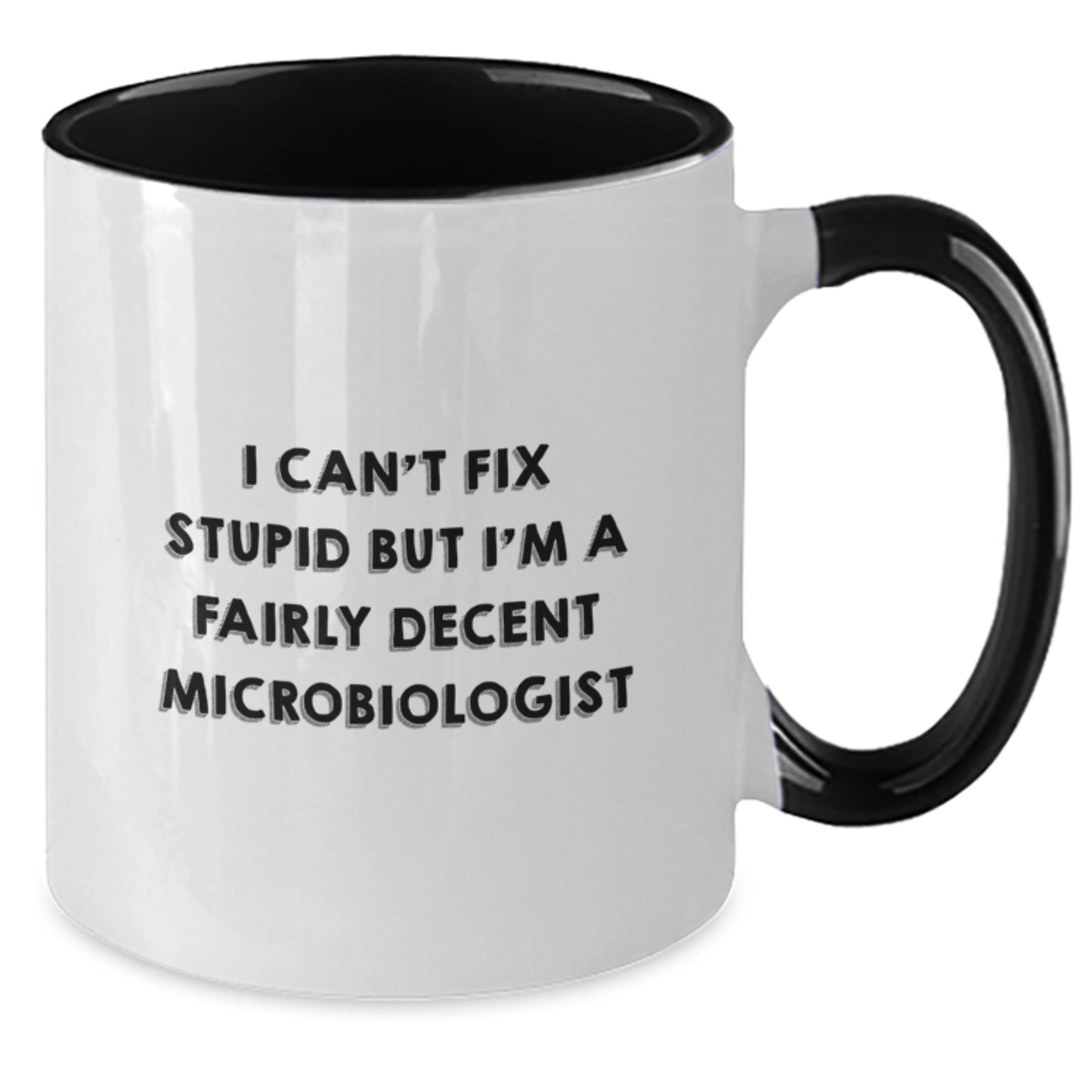 Funny Microbiologist Gifts from Friends for Graduation Unique Two Tone Coffee Mug - Additional