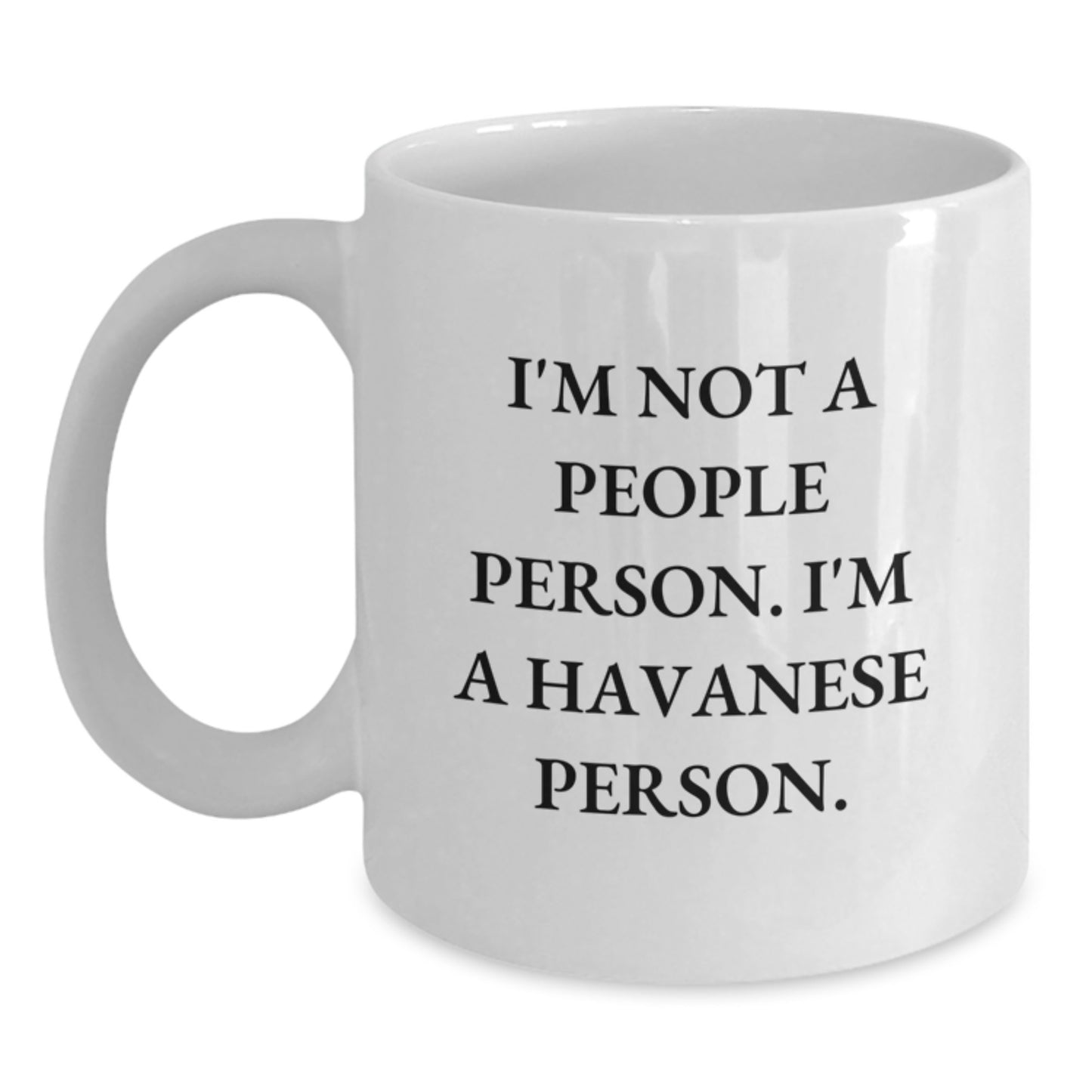 Havanese Dog Lovers Funny White Coffee Mug, Gifts from Friends, Gifts for Havanese Dog Enthusiasts, Birthday Unique Presents - Main