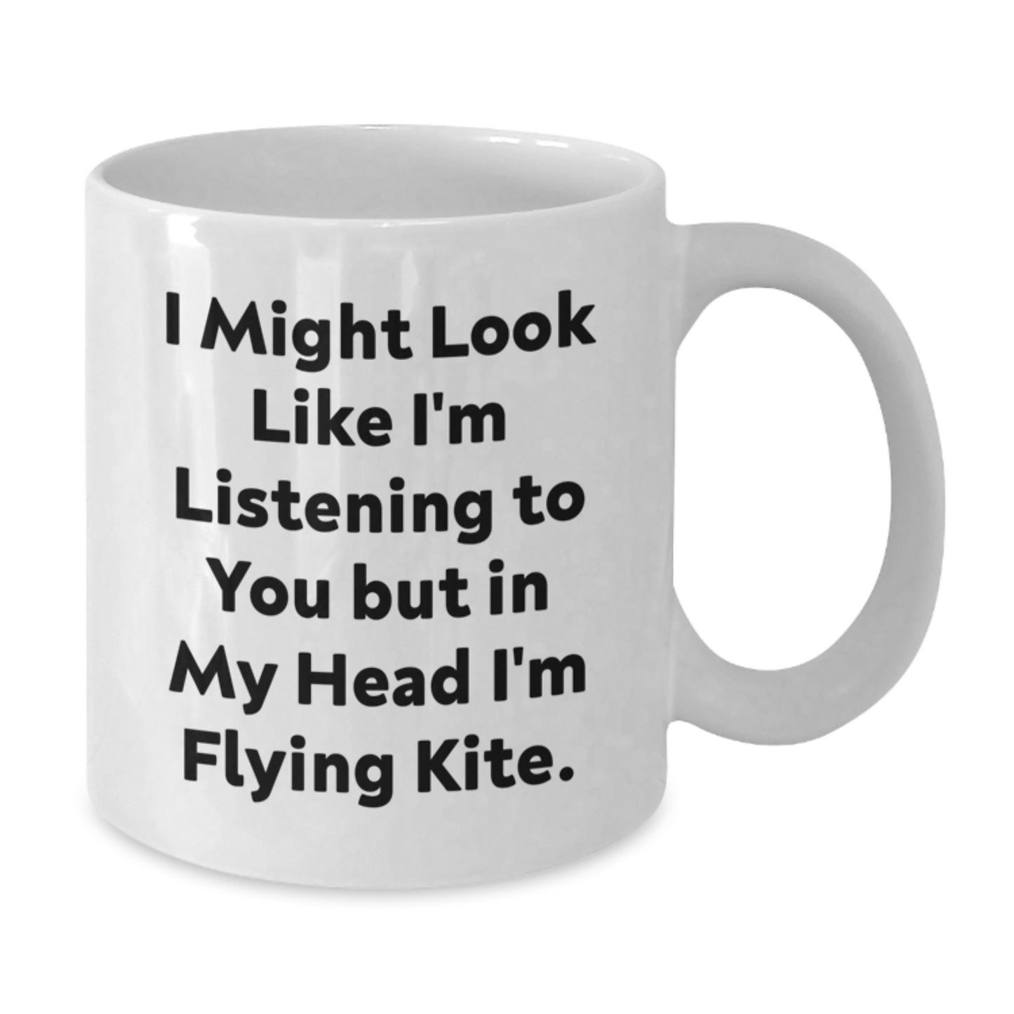 Funny Kite Flying Gifts for Men from Family, Inspirational White Coffee Mug for Graduation - Additional