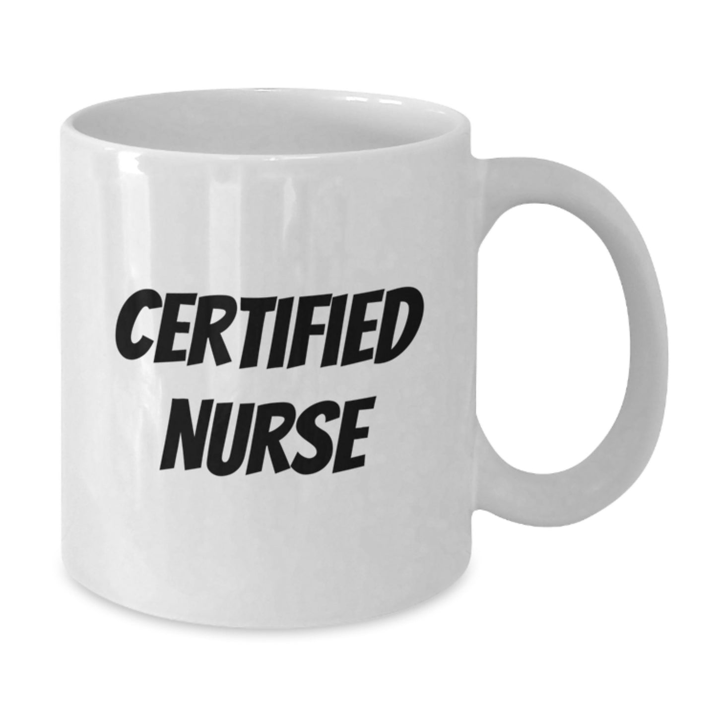 Funny Gifts from Friends for Certified Nurse Graduation White Coffee Mug, 'I'm a Nurse, Not a Morning Person' - 11oz or 15oz Ceramic Mug - Additional