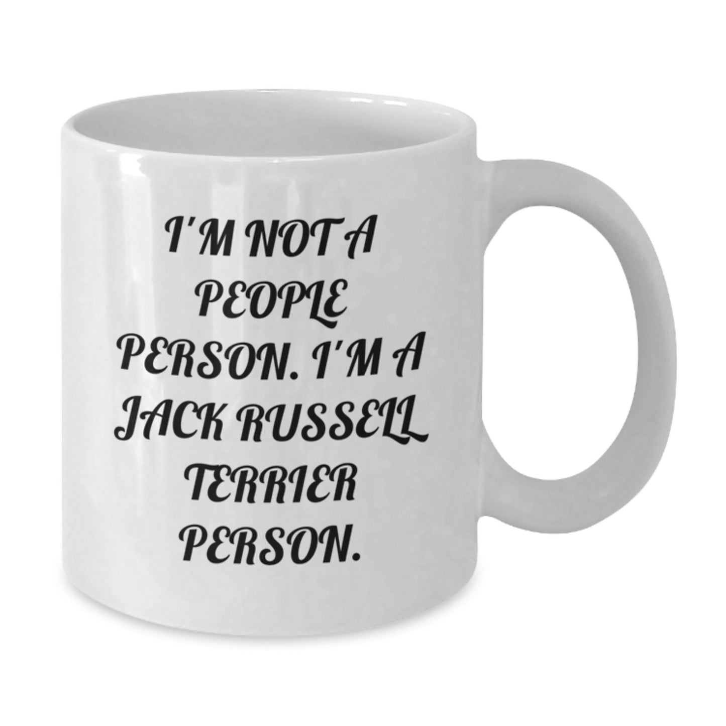 Jack Russell Terrier Dog Lovers Funny White Coffee Mug Gifts from Friends for Birthday - Additional