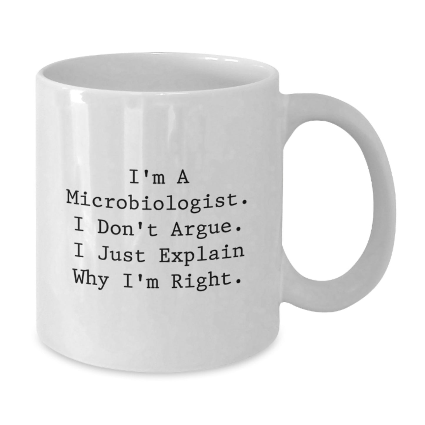 Microbiologist Gifts from Friends - White Coffee Mug with Funny Quote, Birthday Unique Gifts for Men, Women, Coworkers, Family - Additional
