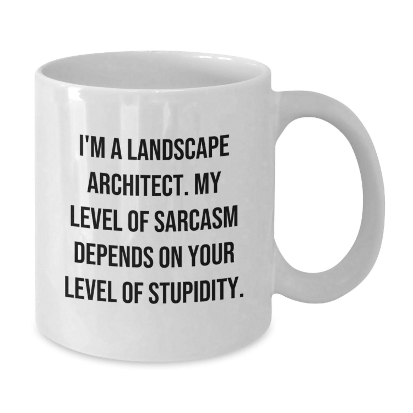Landscape Architect Humor Funny White Coffee Mug, Gifts for Landscape Architects from Friends, Unique Birthday Unique Gift - Additional