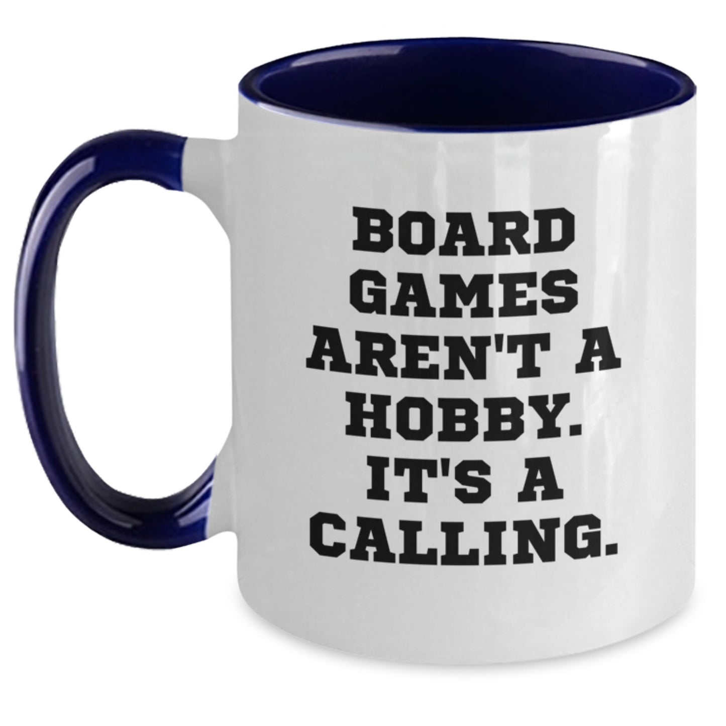 Funny Board Games Quote Gifts from Family to Friends - Two Tone Coffee Mug for Birthday - Main