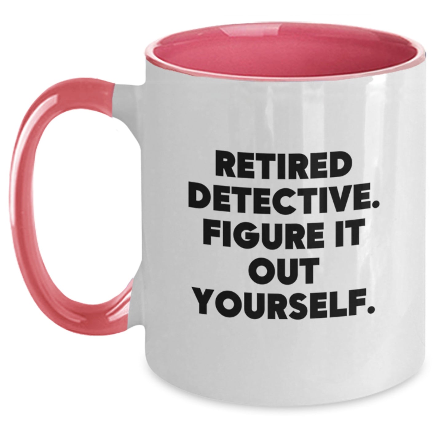 Detective Gifts from Friends, Gifts for Men | Funny Two Tone Coffee Mug for Graduation - Main