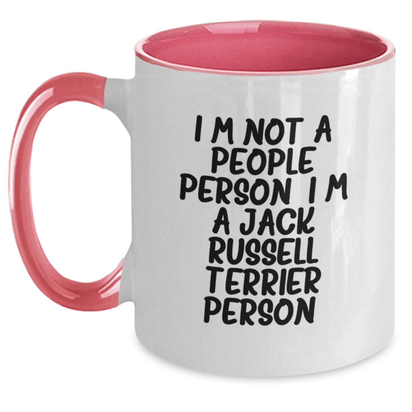 Jack Russell Terrier Dog Lover's Funny Coffee Mug, Gifts from Friends for Birthday, I'm Not A People Person. I'm A Jack Russell Terrier Person. - Main