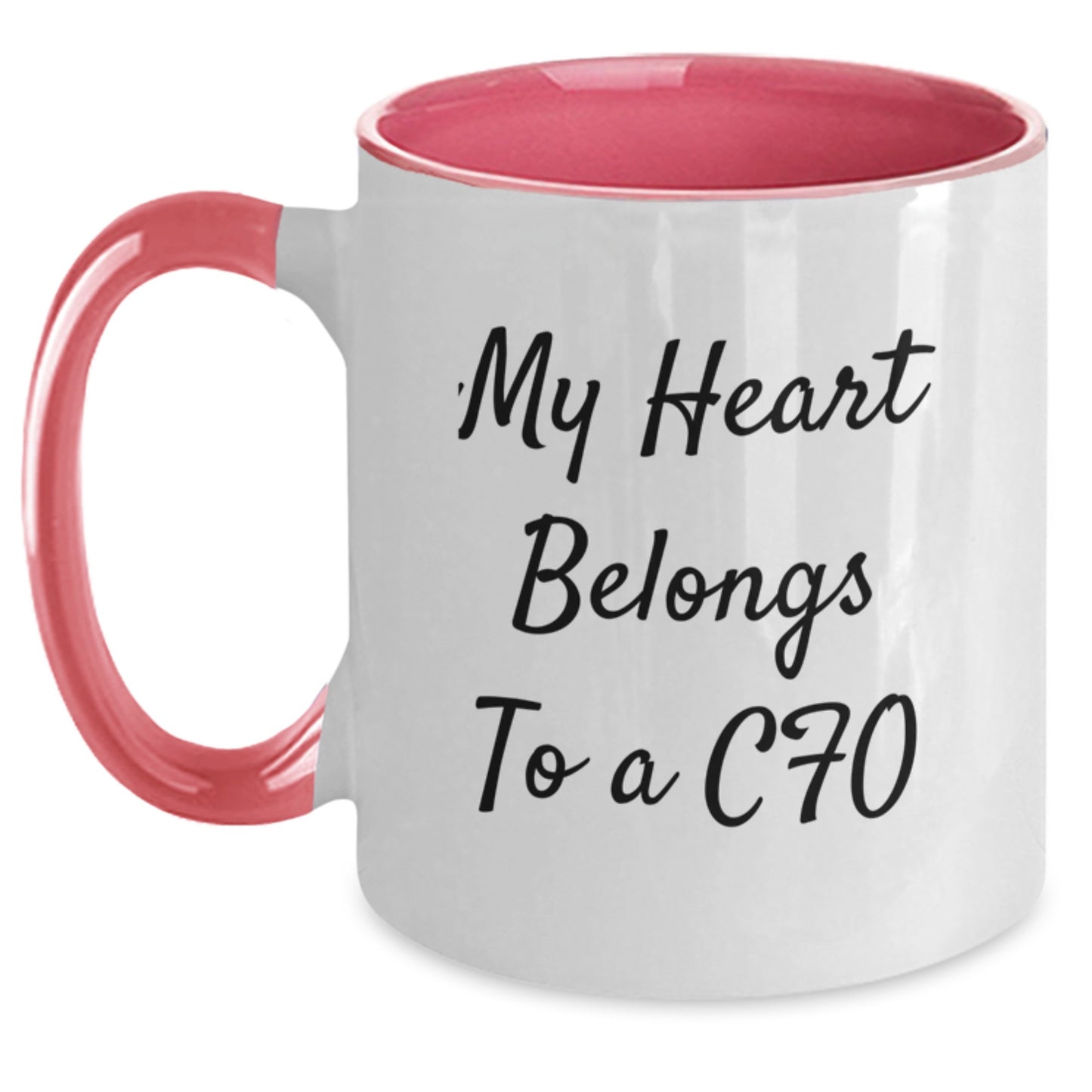 Funny CFO Gifts, My Heart Belongs To A CFO Two Tone Coffee Mug, Birthday Unique Gifts from Friends to CFO - Main