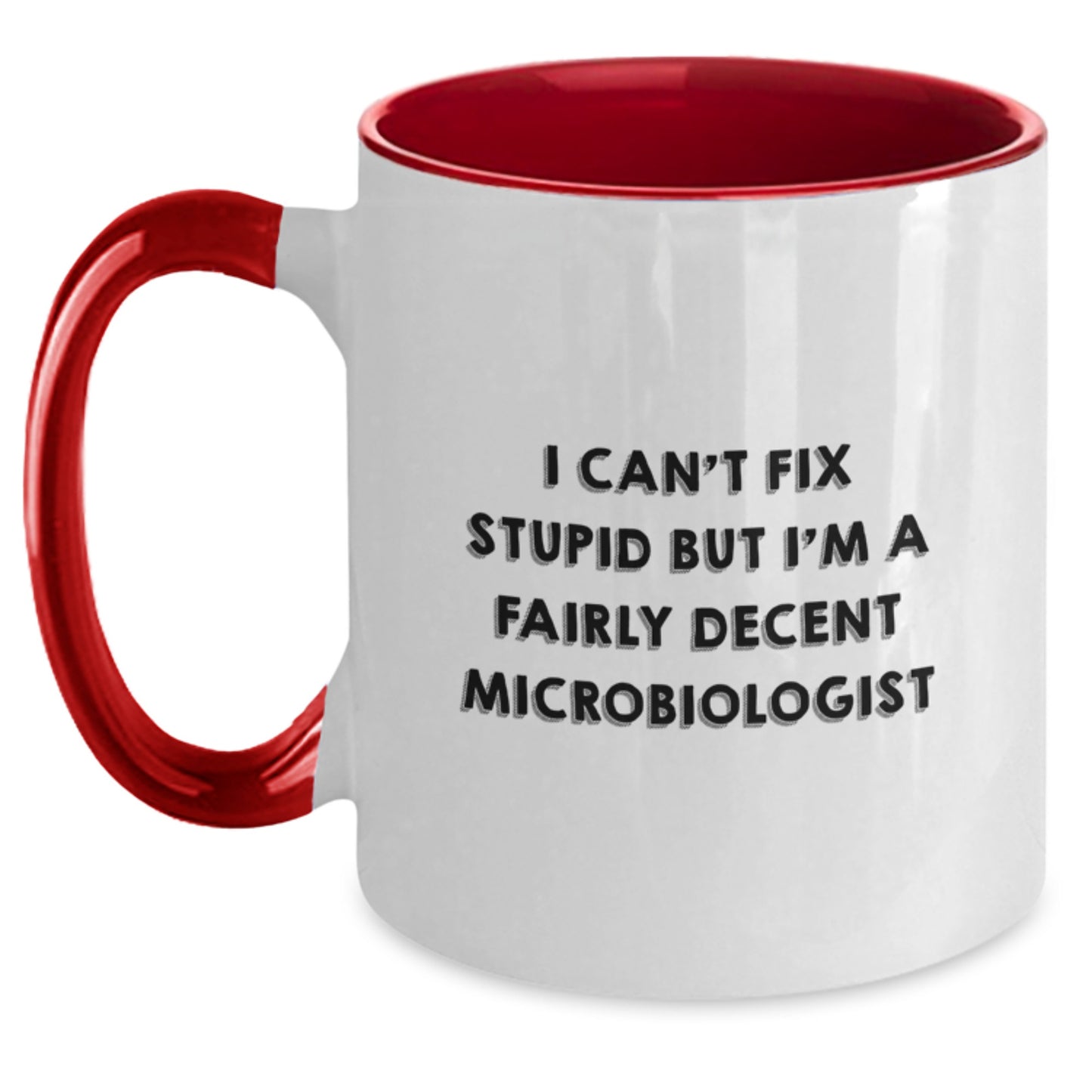 Funny Microbiologist Gifts from Friends for Graduation Unique Two Tone Coffee Mug - Main