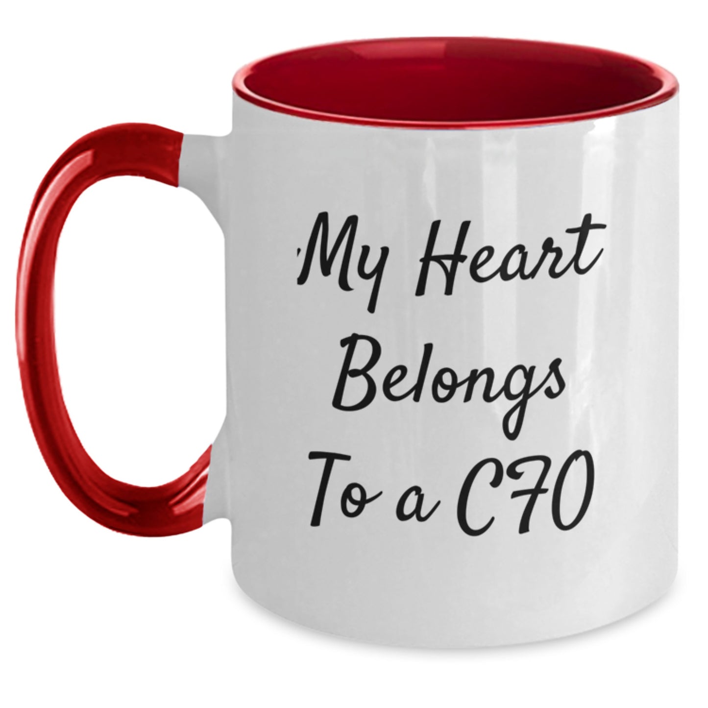 Funny CFO Gifts, My Heart Belongs To A CFO Two Tone Coffee Mug, Birthday Unique Gifts from Friends to CFO - Main