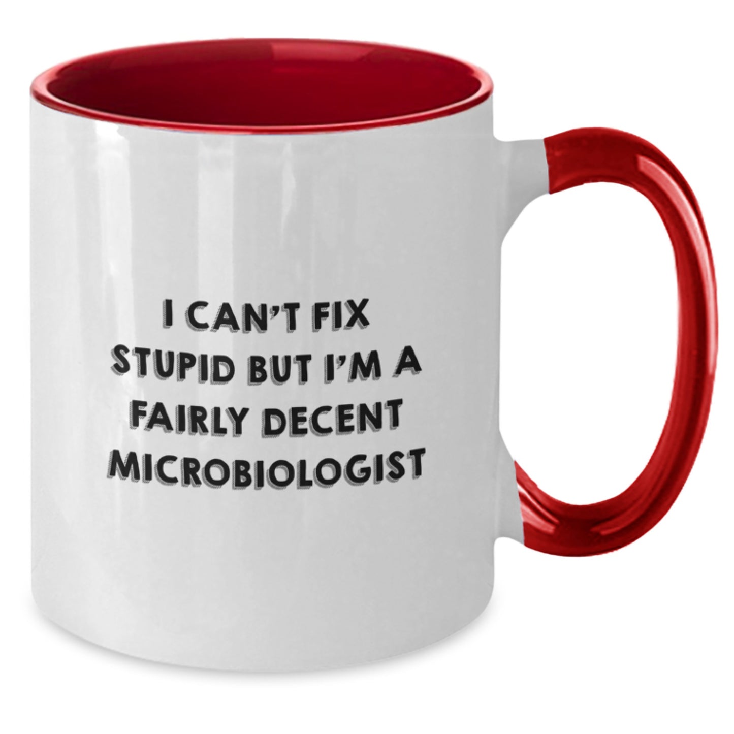 Funny Microbiologist Gifts from Friends for Graduation Unique Two Tone Coffee Mug - Additional