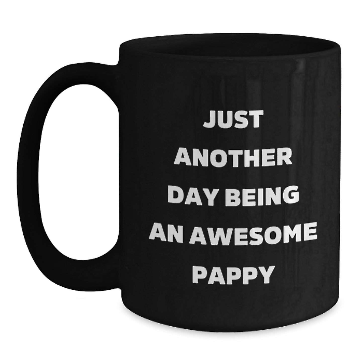 Funny Pappy Black Coffee Mug Gifts from Friends for Pappy, Unique Christmas Unique Gifts for Men, Pappy Enthusiasts - Main