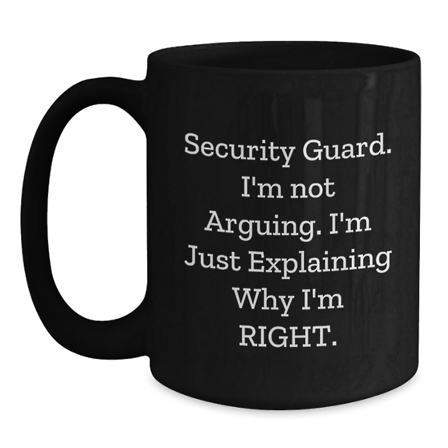 Security Guard Funny Mug Gifts from Friends for Men Birthday Unique - Main