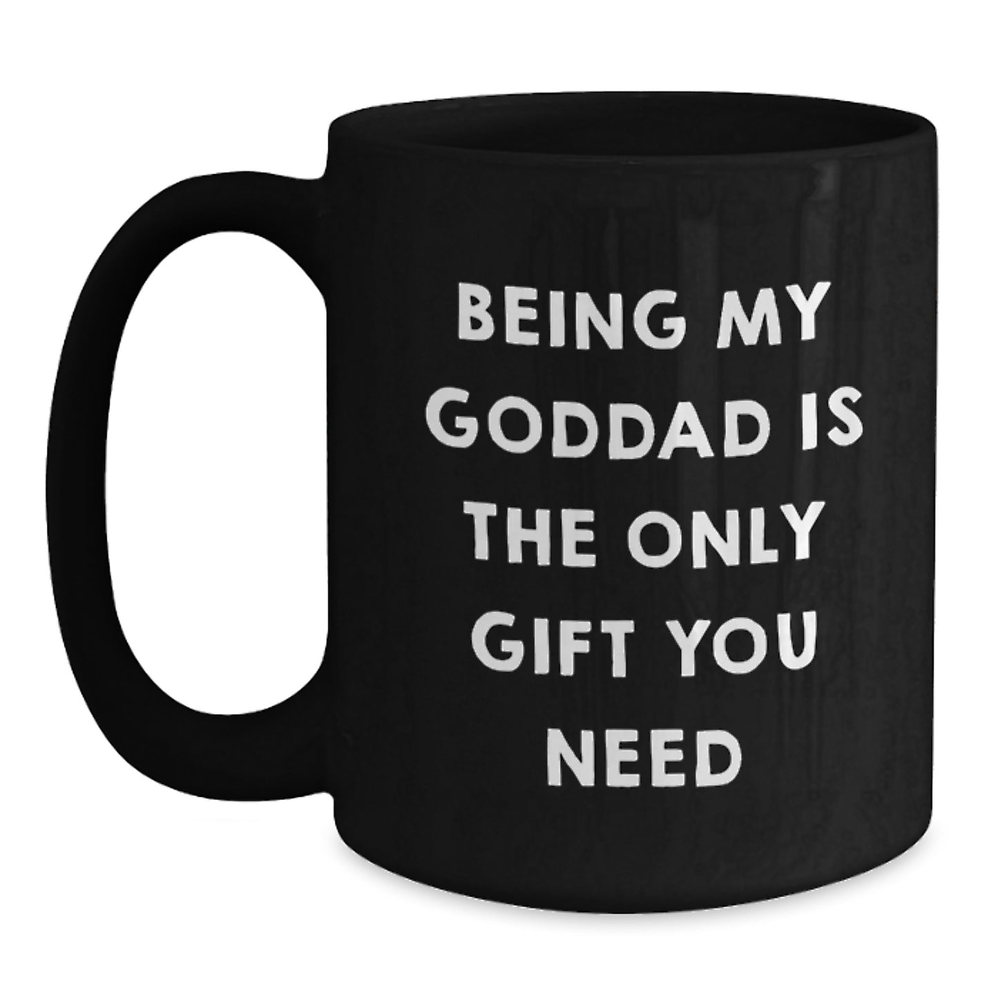Goddad Gifts from Men, Funny Black Coffee Mugs for Goddad, Best Birthday Unique Gifts for Him - Main