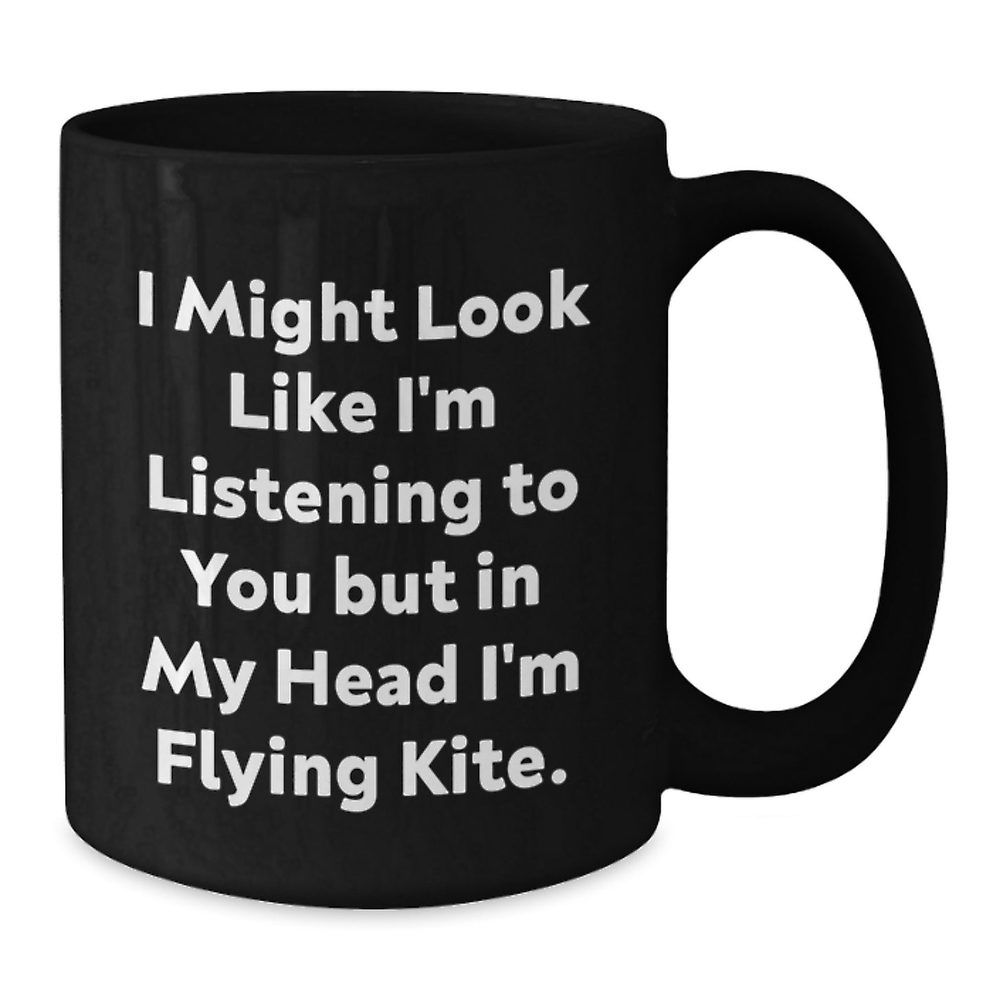 Kite Flying Inspirational Funny Gifts from Friends, Gifts for Kite Flying Enthusiasts, Black Coffee Mug with Quote, Unique Graduation Gifts - Additional