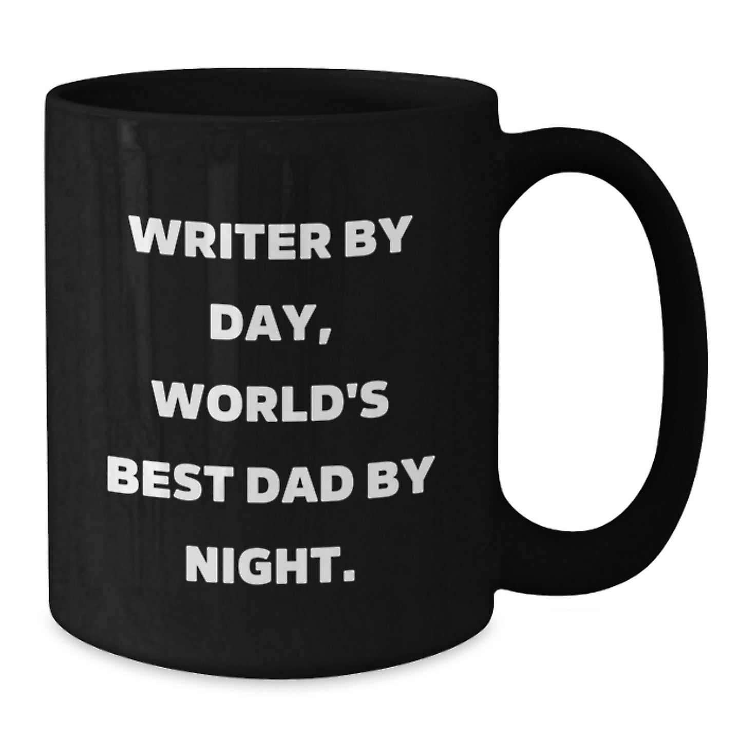 Writer By Day, Funny Gifts for Writers from Family, Black Coffee Mug for Graduation Unique Gifts - Additional