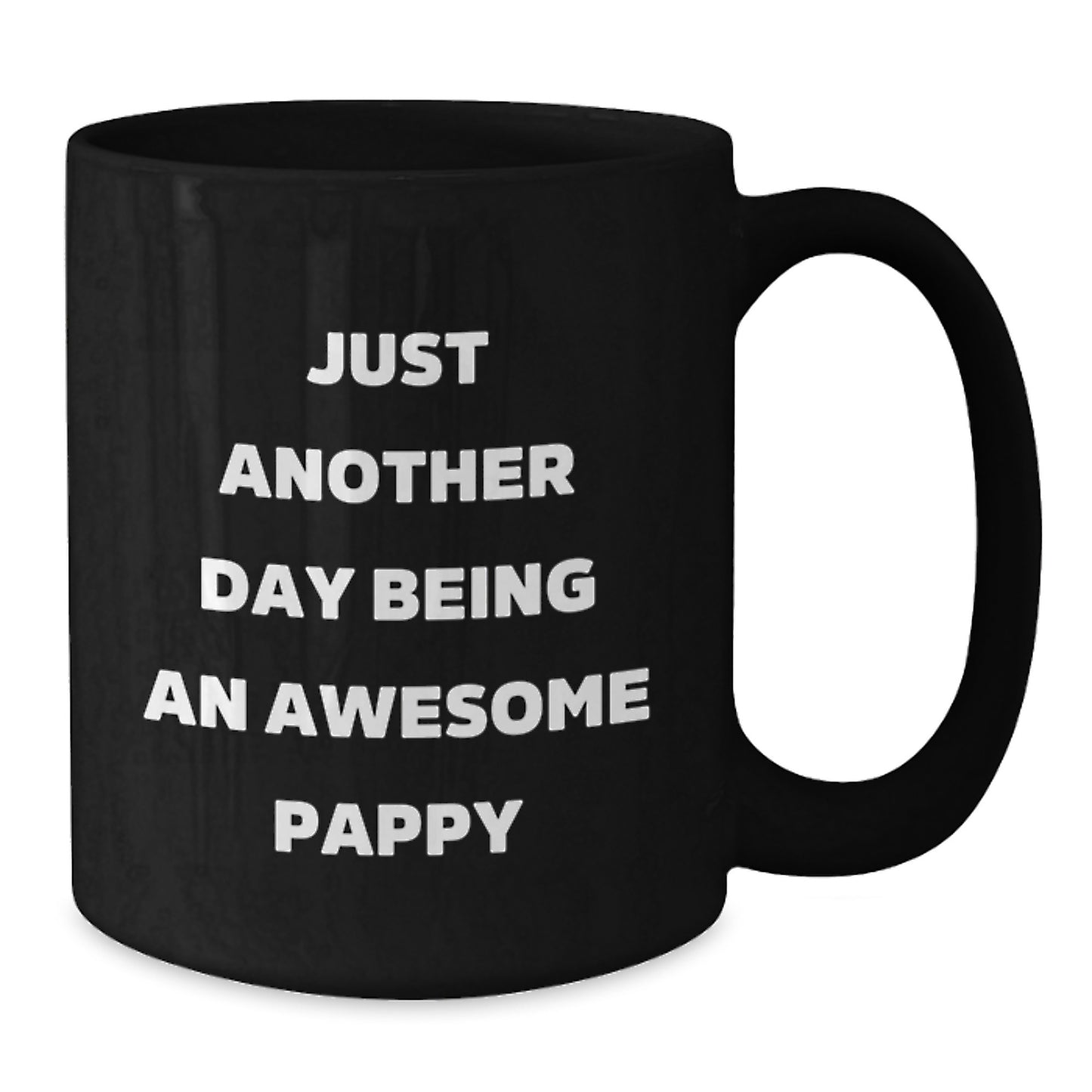 Funny Pappy Black Coffee Mug Gifts from Friends for Pappy, Unique Christmas Unique Gifts for Men, Pappy Enthusiasts - Additional
