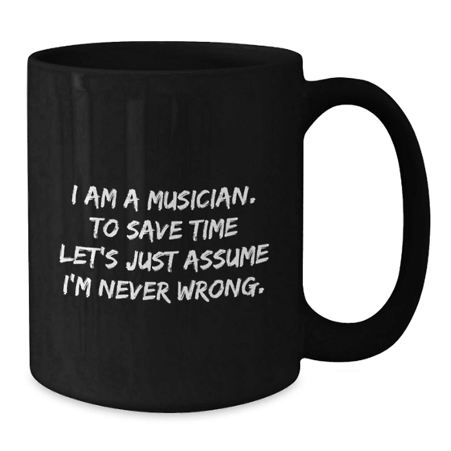 Musician Gifts from Friends, Funny Inspirational Quote, Black Coffee Mug for Graduation, Gifts for Musicians - Additional