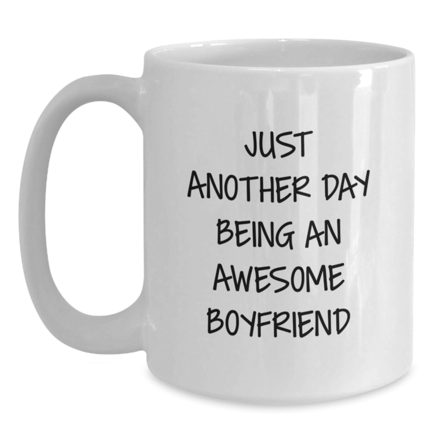 Funny Sweetheart White Coffee Mug Gifts from Mom, Dad, or Friends for Graduation with Quote 'Just Another Day Being An Awesome Sweetheart' - Main