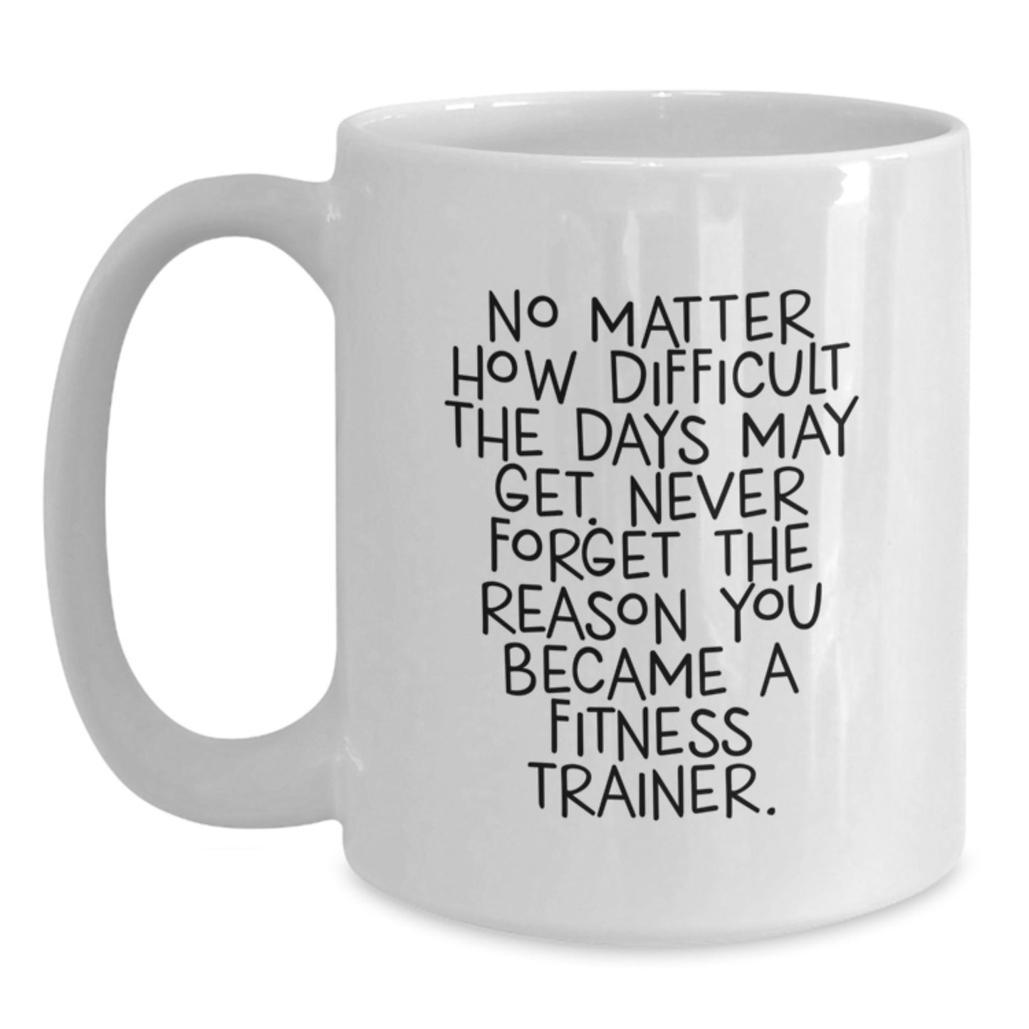 Fitness Trainer Gifts Unique Birthday Mugs from Friends for Fitness Trainers with Inspirational Quote - Main
