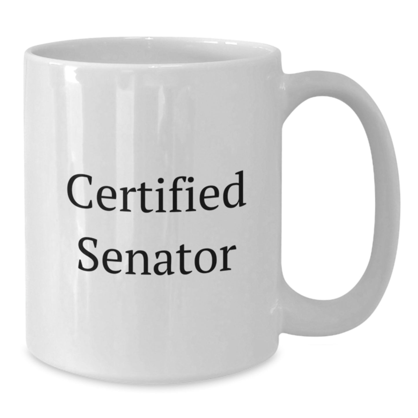 Funny Senator Quotes Gifts for Him, White Coffee Mug, Perfect Birthday Unique Gifts from Men to Senator Friends, Coworkers, Family - Additional
