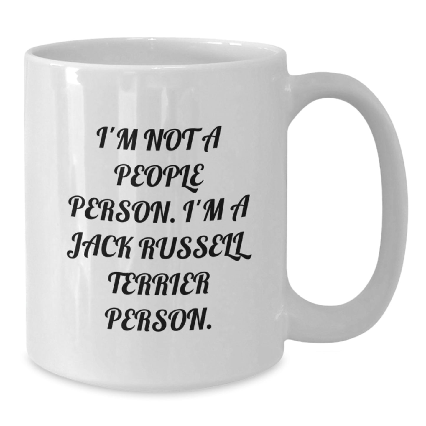 Jack Russell Terrier Dog Lovers Funny White Coffee Mug Gifts from Friends for Birthday - Additional