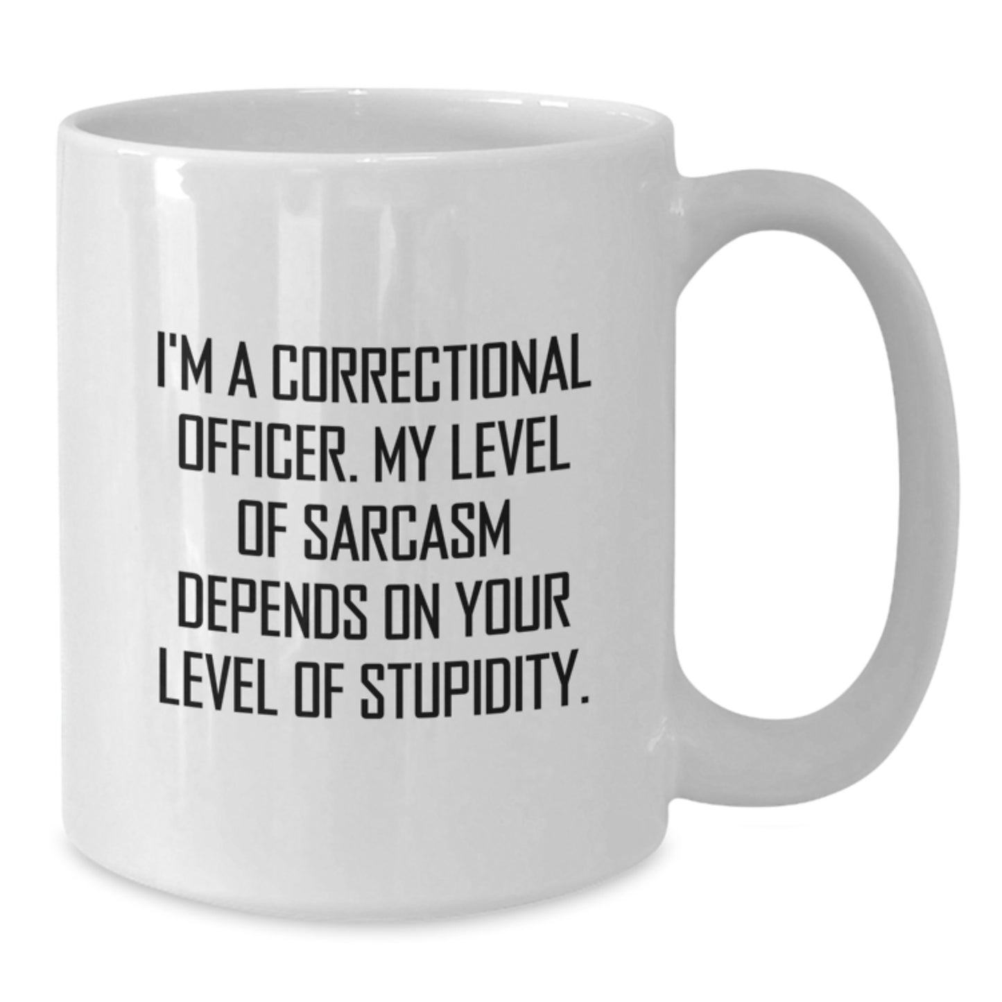 Funny Correctional Officer Gifts, Sarcasm Mug for Birthday, White Coffee Mug with Inspirational Quote, Gifts from Friends for Correctional Officer - Additional