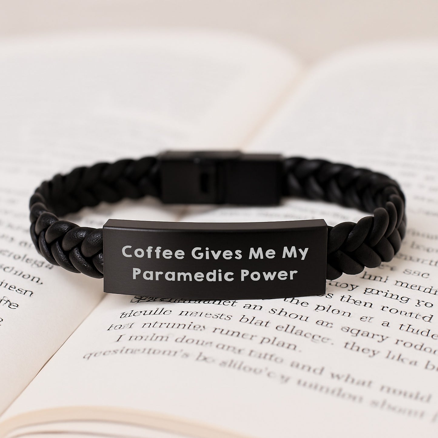 Rescue Worker Power Gifts from Friends to Rescue Worker Heroes, Inspirational Interlaced Leather Bracelet for Men and Women Graduation Unique Gifts - Image 3