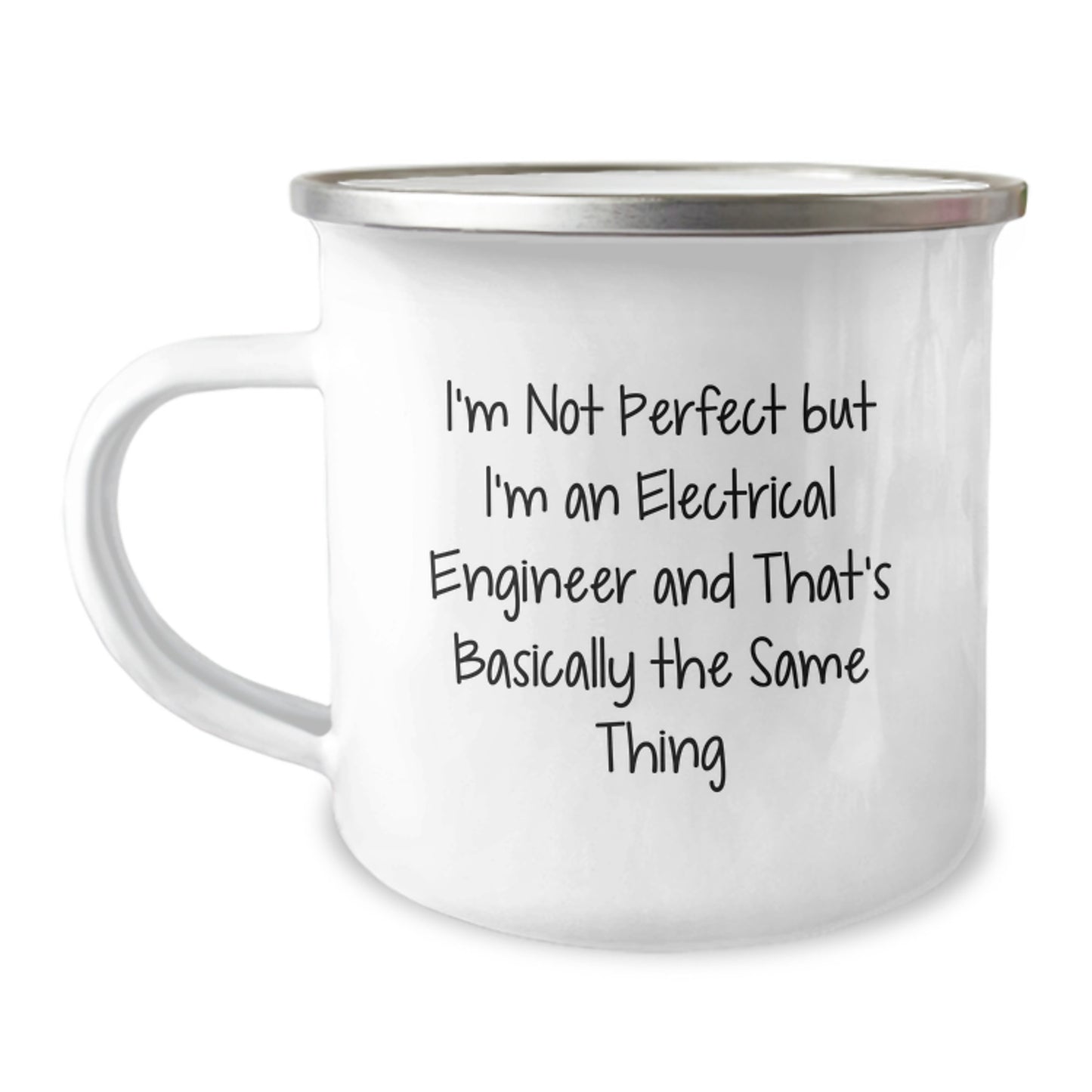 Funny Electrical Engineer Camping Mug Gifts from Friends for Graduation Success - Image 1