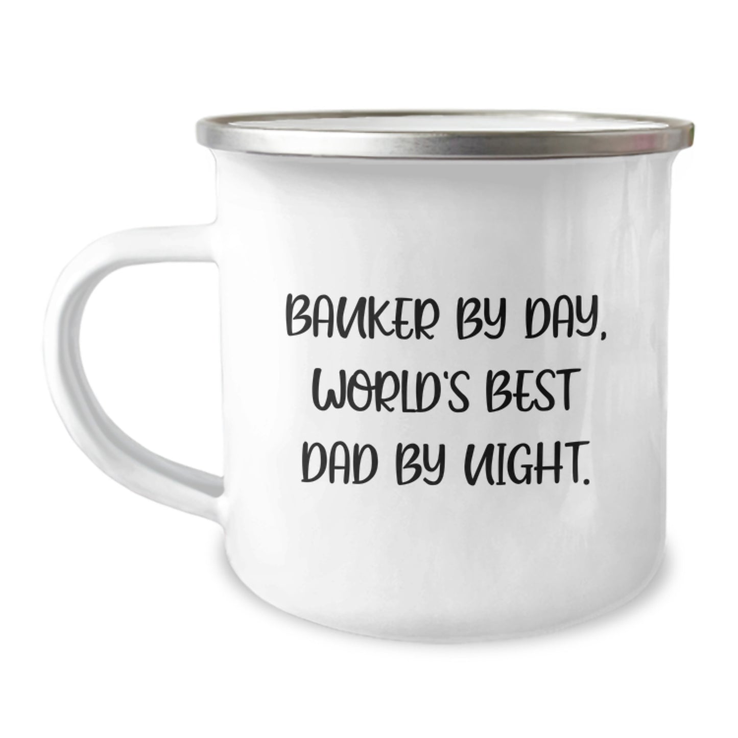 Funny Banker Mugs, Banker Gifts for Him, Camping Mug for Birthday, Gifts from Friends, Gifts for Banker - Image 1
