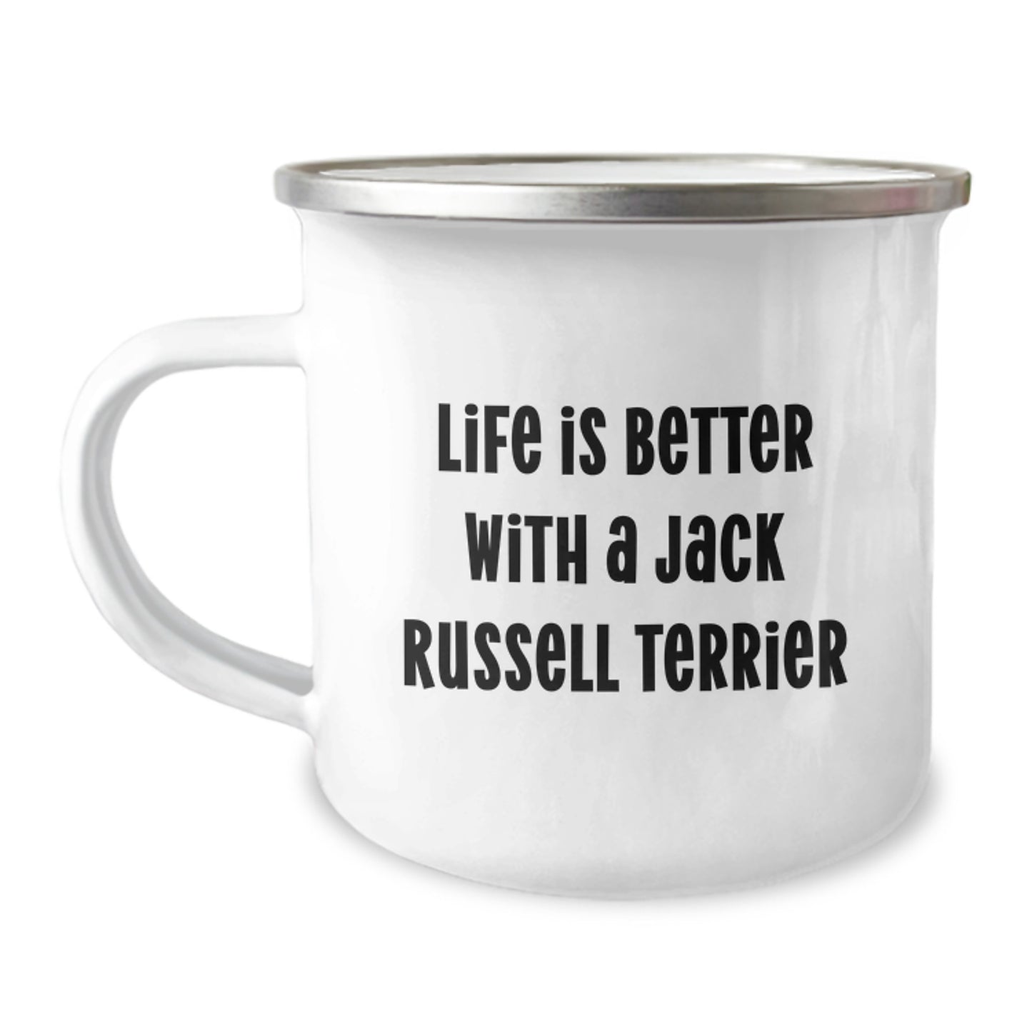 Funny Jack Russell Terrier Dog Gifts from Friends and Family for Camping Mug Lovers, Life Is Better Quote, Perfect Graduation Unique Gifts - Image 1