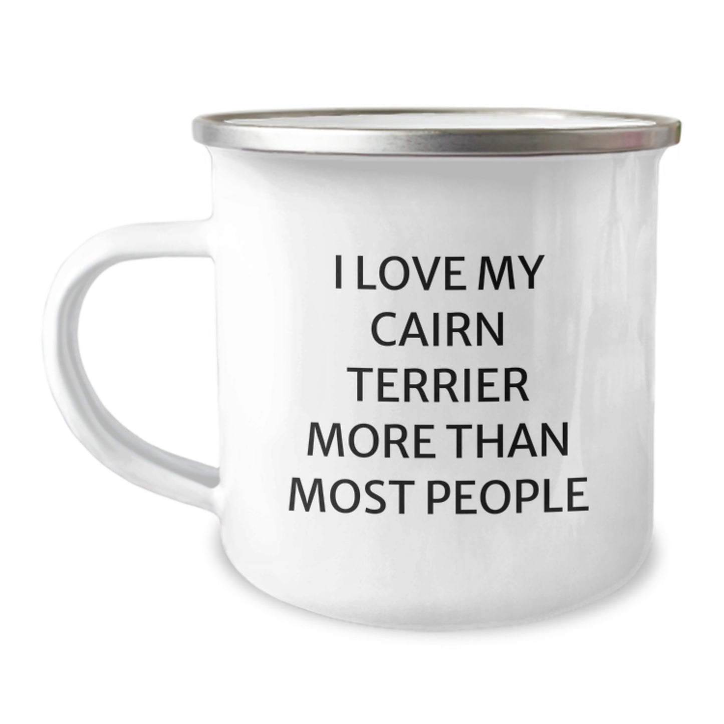Cairn Terrier Dog Lovers Funny Quote Gifts from Friends to Family Birthday Unique Camping Mug - Image 1
