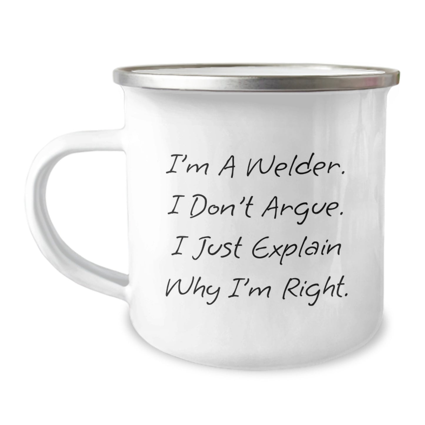Welder Gifts for Men from Friends | Funny Camping Mug for Graduation - Image 1
