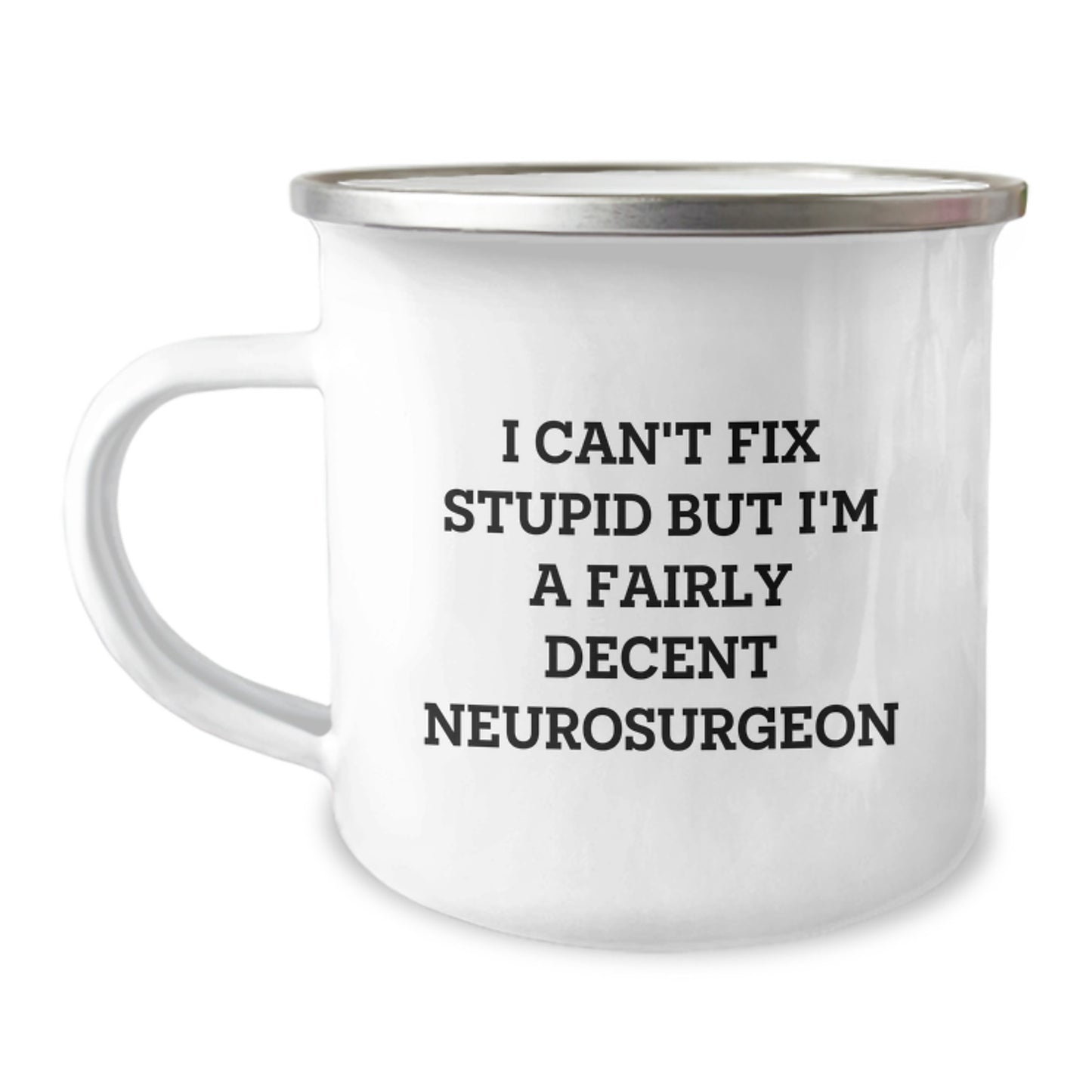 Funny Neurosurgeon Gifts for Men from Friends, Inspirational Camping Mug for Graduation - Image 1