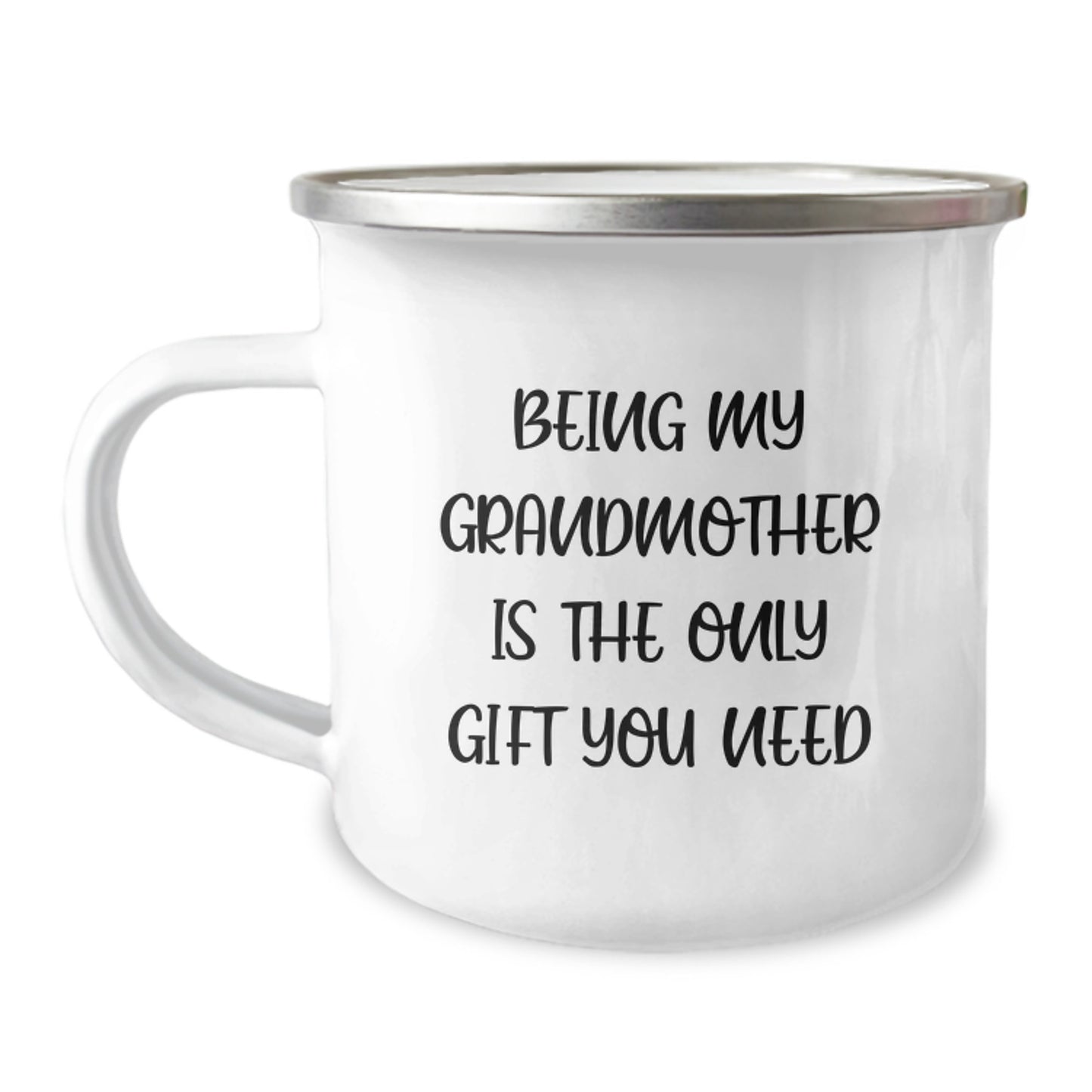 Funny Grandmother Gifts from Men, Women, Friends, and Family - Being My Grandmother Is The Only Gift You Need Camping Mug, Birthday Unique Gifts for Grandma - Image 1