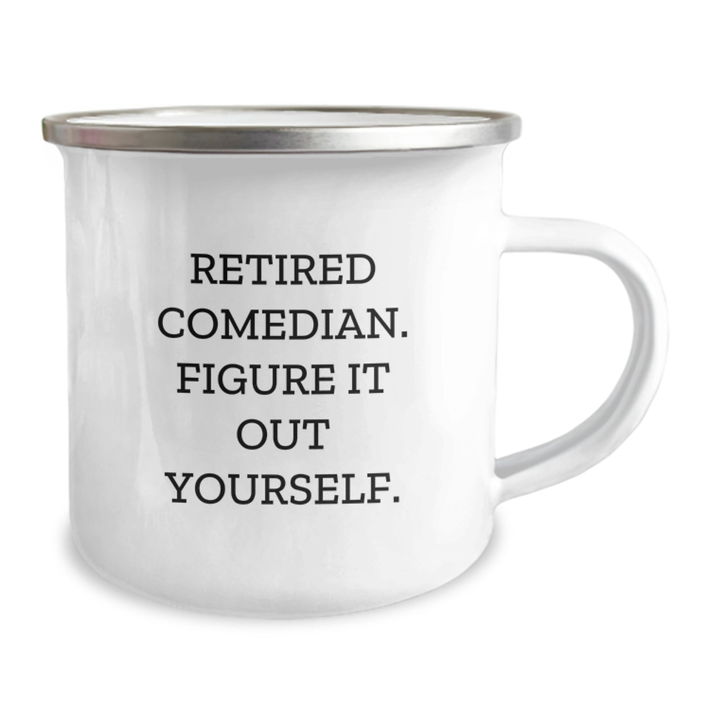 Comedian Gift Funny Quote Camping Mug for Men Friends Family, Graduation Unique Gifts from Comedian - Image 2