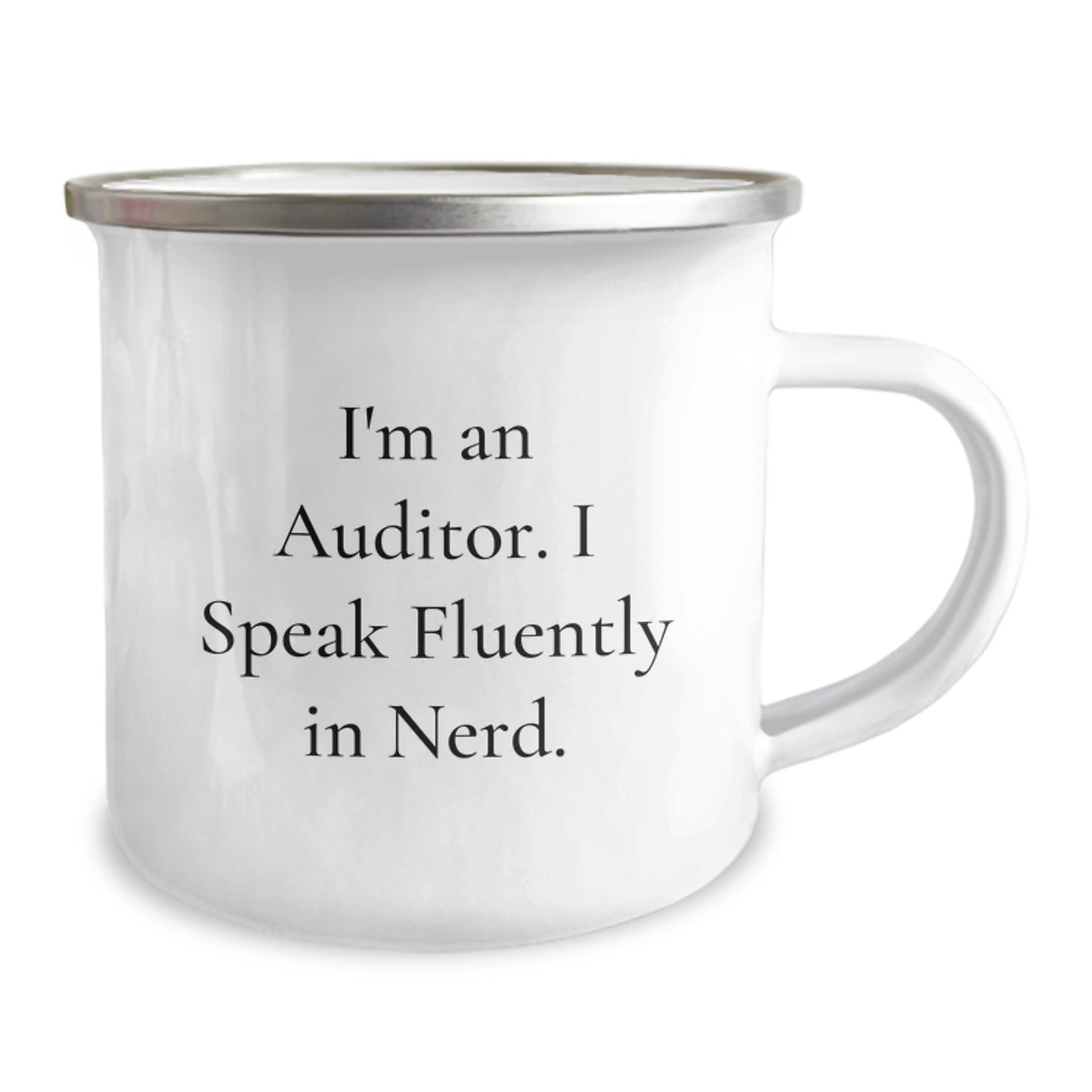 Funny Auditor Gifts from Friends to Family - I'm An Auditor. I Speak Fluently In genius. Graduation Unique Gifts for Auditor - Image 2