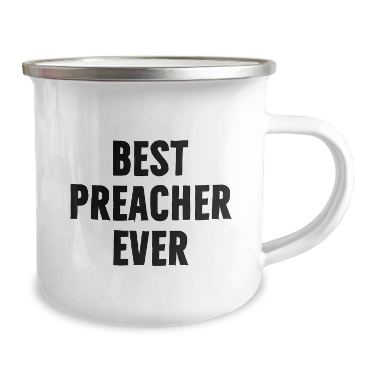 Funny Preacher Gifts from Friends - Best Preacher Ever Quote on a Camping Mug for Birthday, Preacher Mug, Inspirational Quote - Image 2