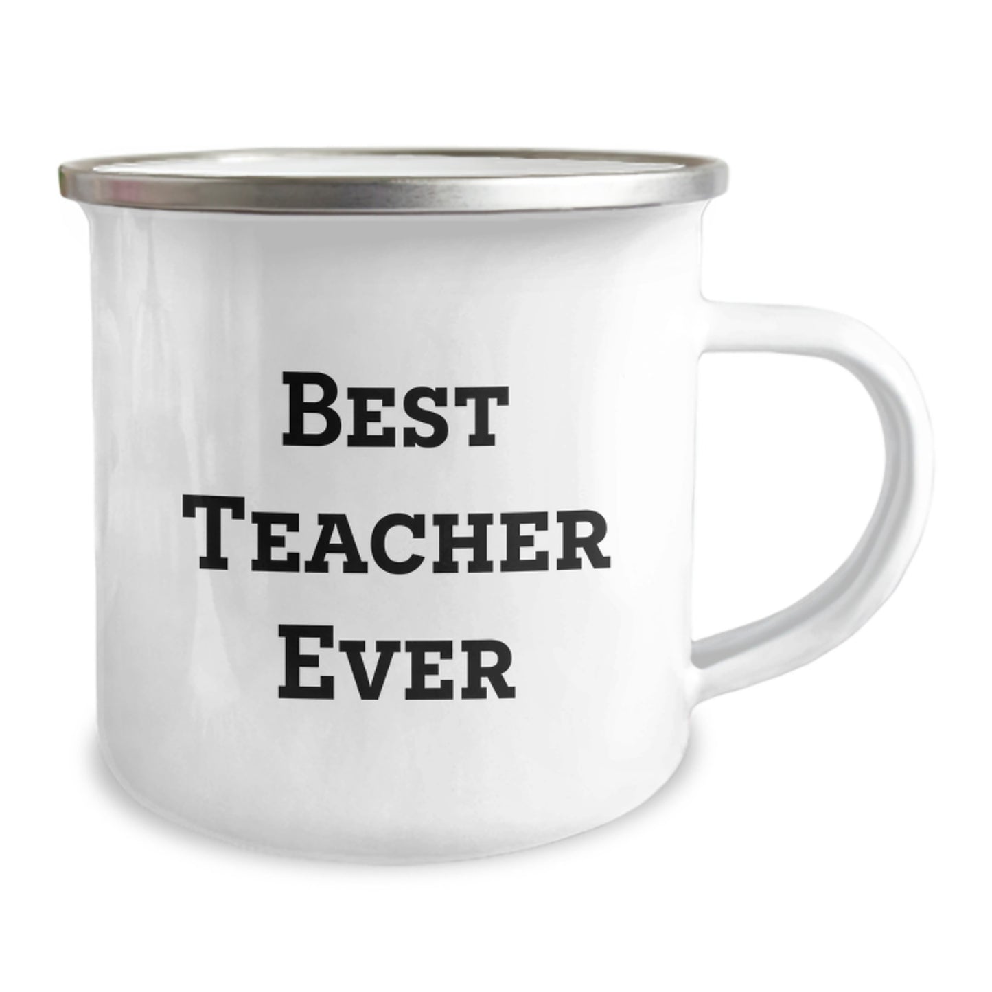 Best Teacher Ever Funny Quote Camping Mug Gifts for Teacher from Friends on Birthday - Image 2