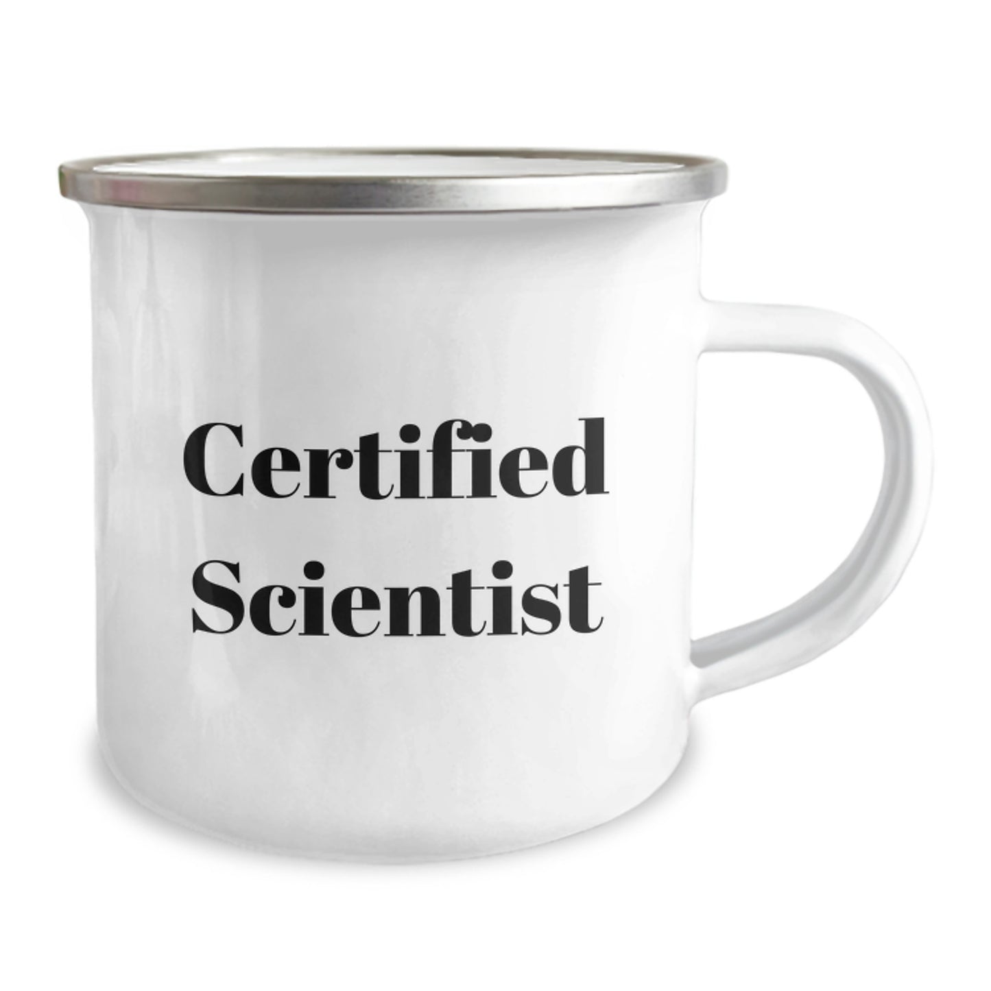 Funny Scientist Gifts for Men, Women, and Friends - Camping Mug, Birthday Unique Gifts from Family, Coworkers, or Friends - 'Certified Scientist' Quote - Image 2