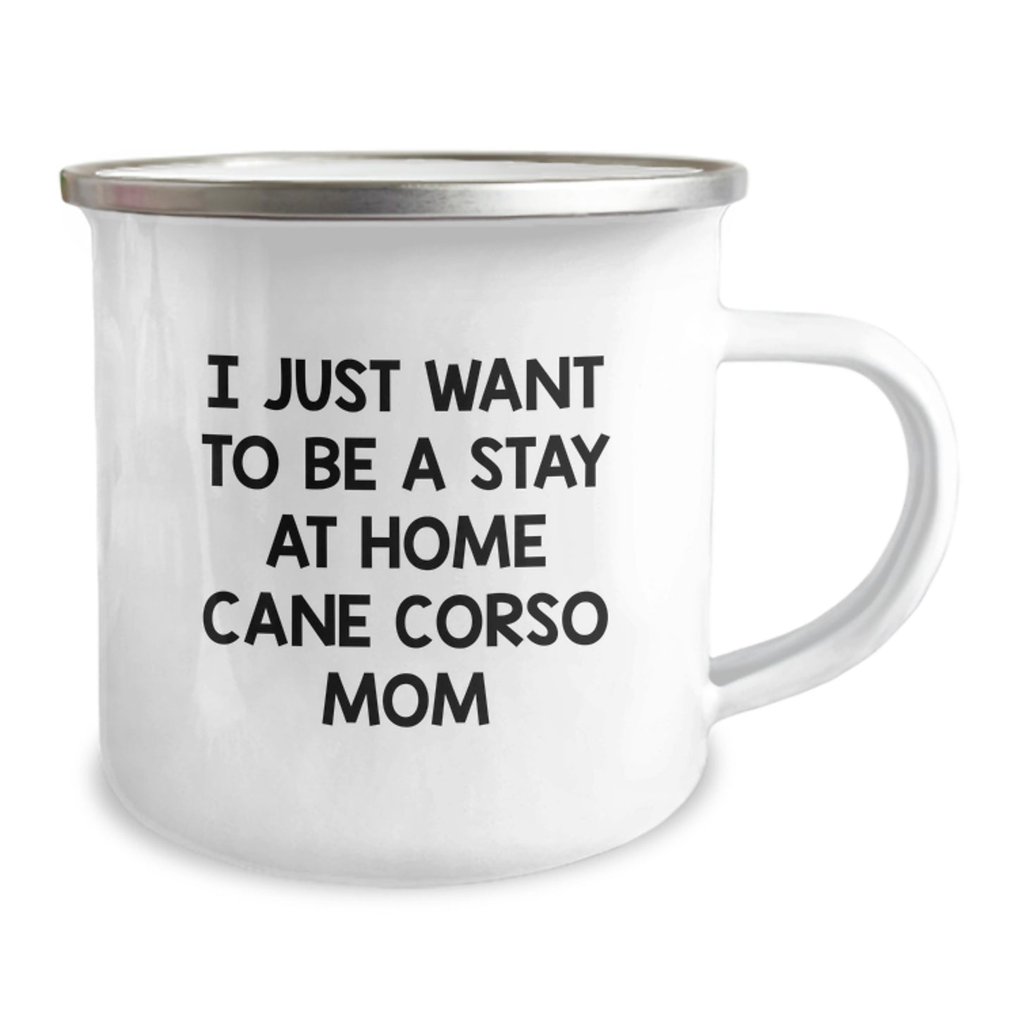Cane Corso Dog Gifts, Funny Mom Mug, Gifts from Friends for Cane Corso Dog Mom, 12 oz Stainless Steel Camping Mug for Graduation Unique Gifts - Image 2