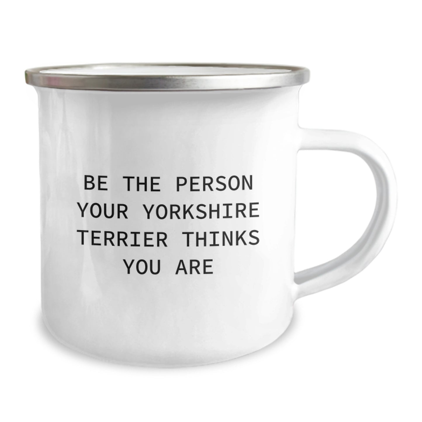 Yorkshire Terrier Dog Lover's Funny Camping Mug Gifts from Friends for Birthday - Image 2