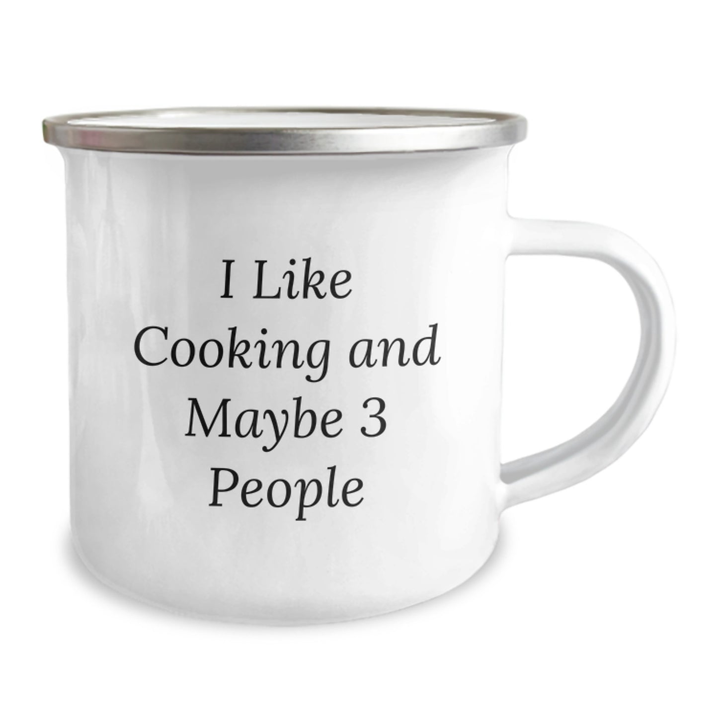 Funny Cooking Gifts for Men from Family, Unique Camping Mug for Graduation, I Like Cooking And Maybe 3 People - Image 2