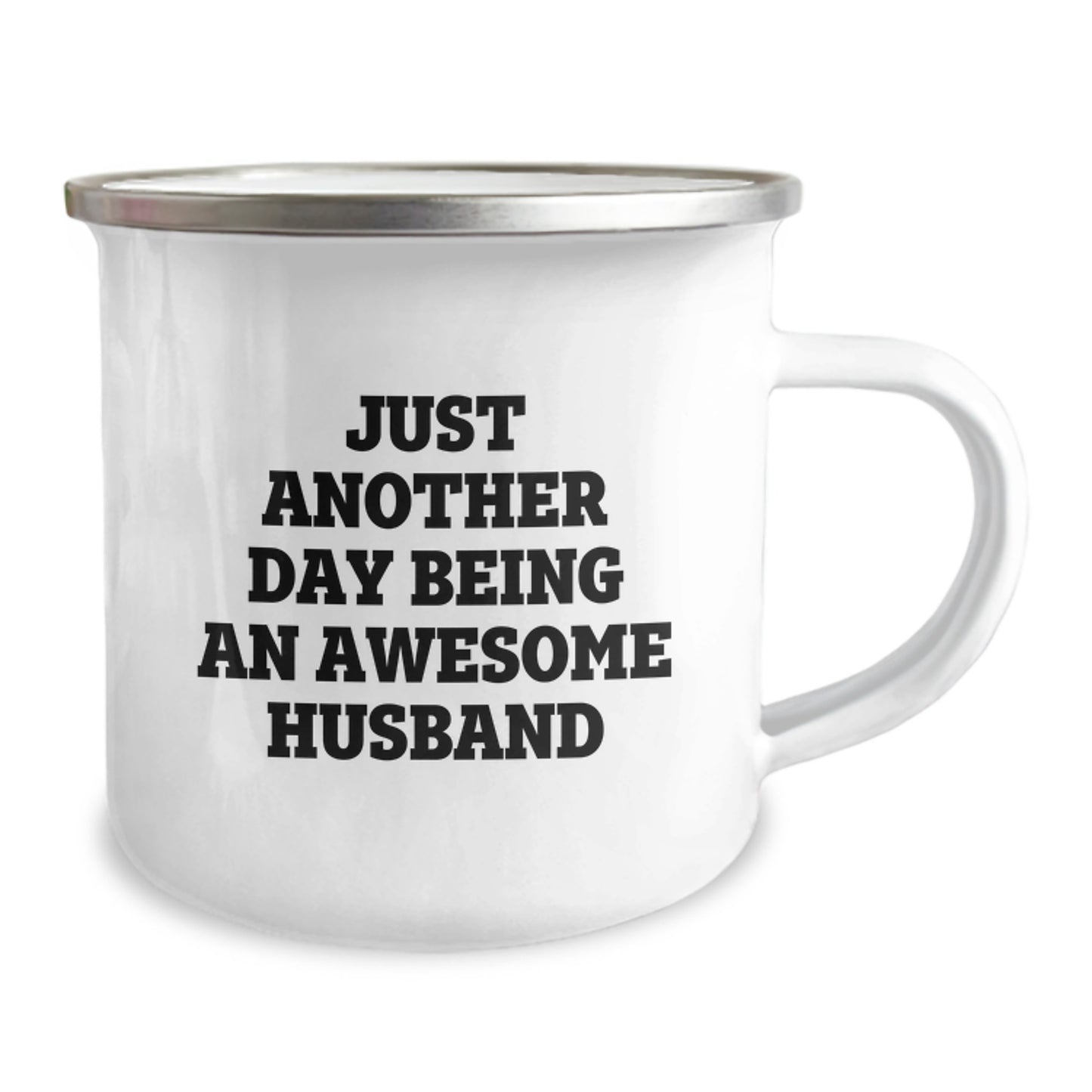 Funny Husband Gift, Just Another Day Being An Awesome Husband, Birthday Unique Camping Mug, Gifts from Men, Gifts for Husband - Image 2