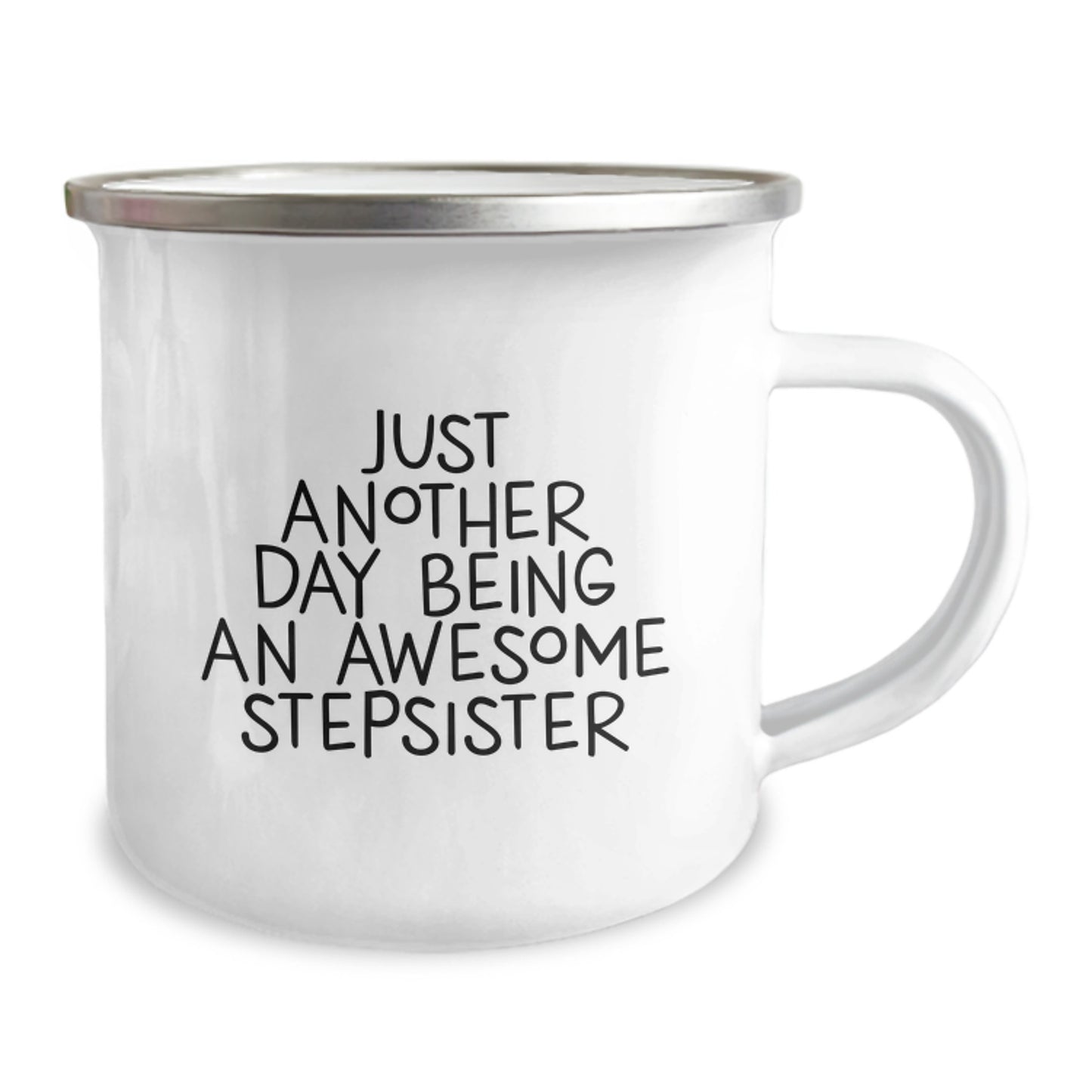 Stepsister Gifts from Friends, Funny Camping Mug for Awesome Stepsister, Graduation Unique Gifts - Image 2