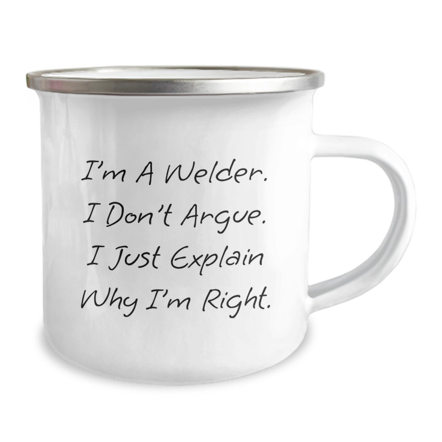 Welder Gifts for Men from Friends | Funny Camping Mug for Graduation - Image 2