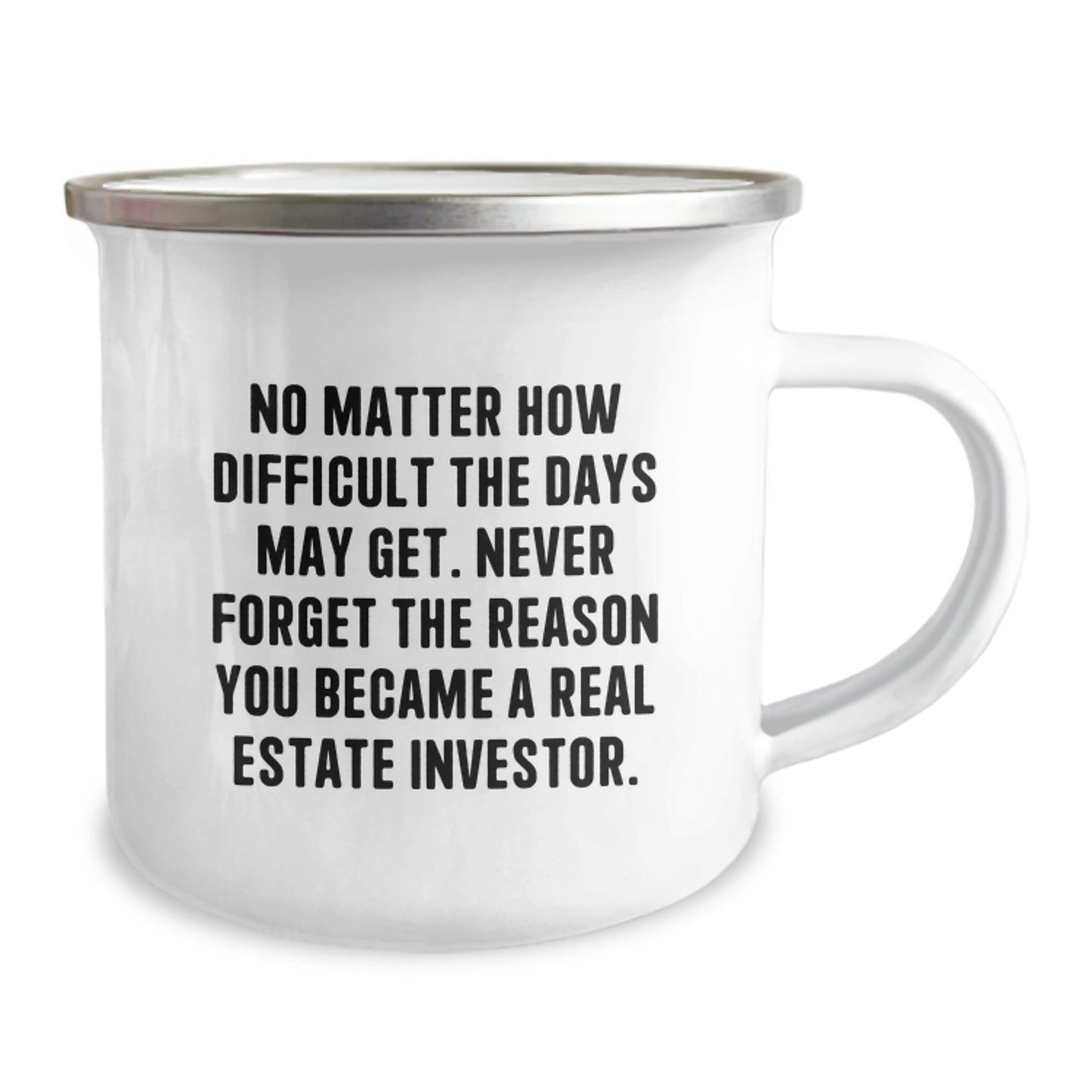 Inspirational Real Estate Investor Gifts from Friends to Real Estate Investors - Funny Camping Mug for Real Estate Investors, Graduation Unique Gifts - Image 2