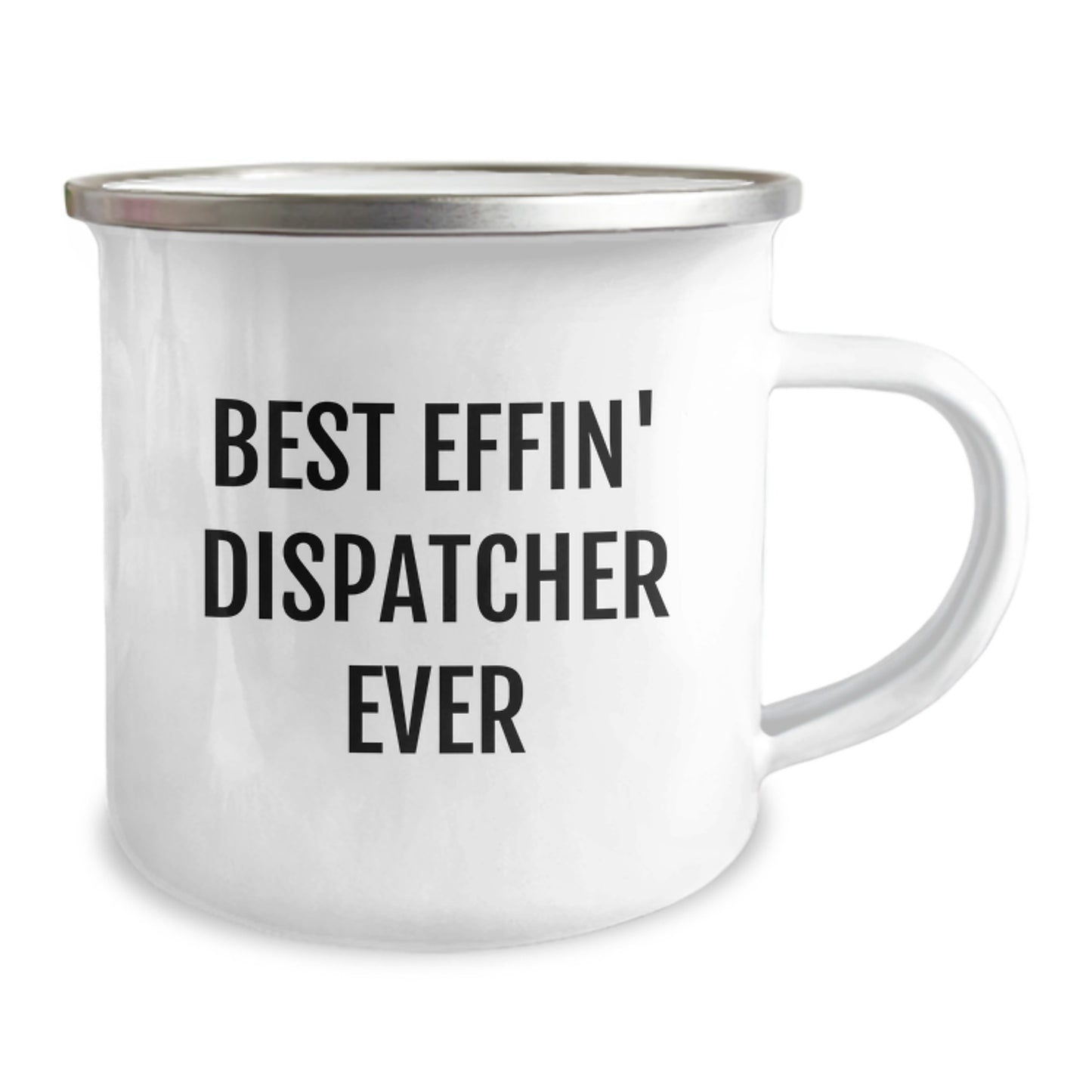 Unique Christmas Unique Gifts for Dispatchers - Best Effin' Dispatcher Ever Camping Mug for Men, Funny Dispatcher Coffee Mug, Christmas Unique Gifts from Friends and Family - Image 2